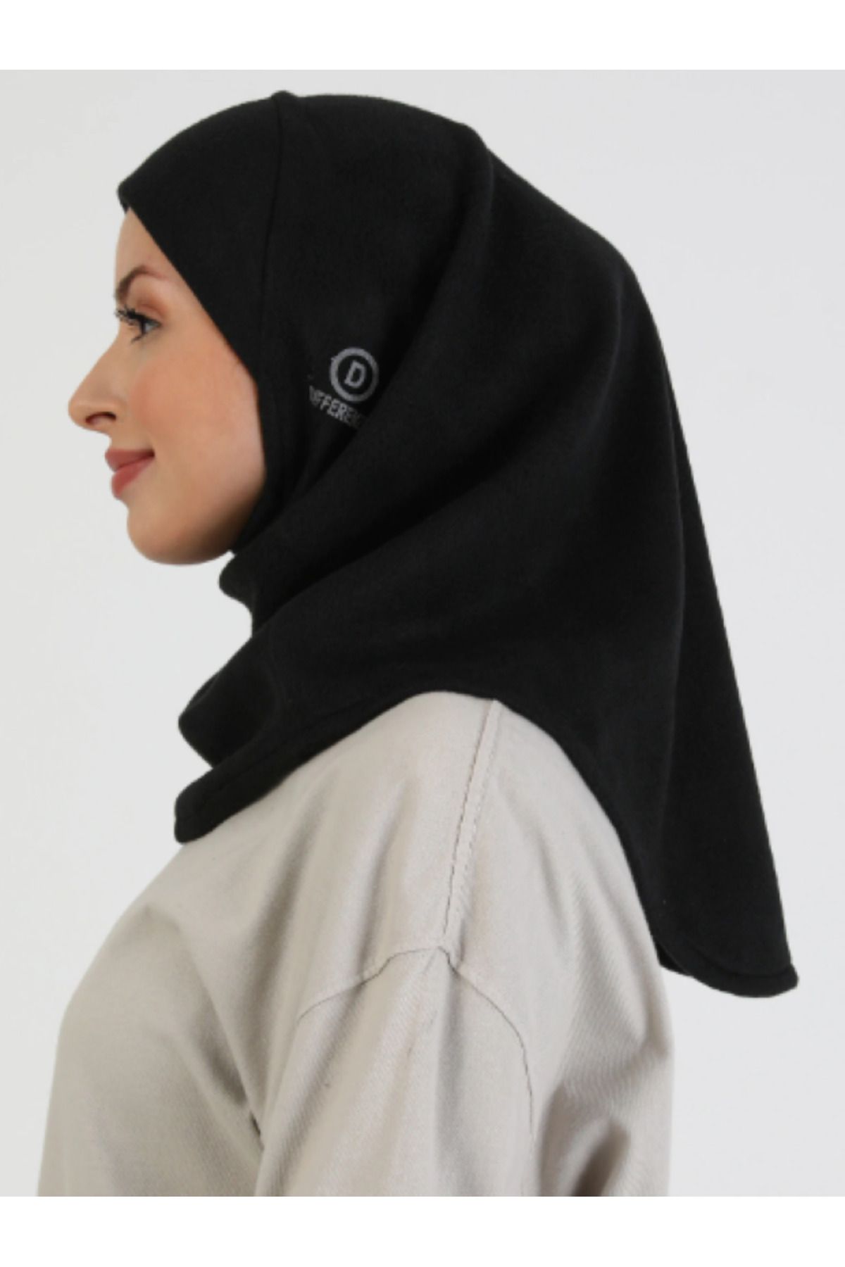 Differenza-Boneta cu holograma Hijab neagra - Polar termic 5