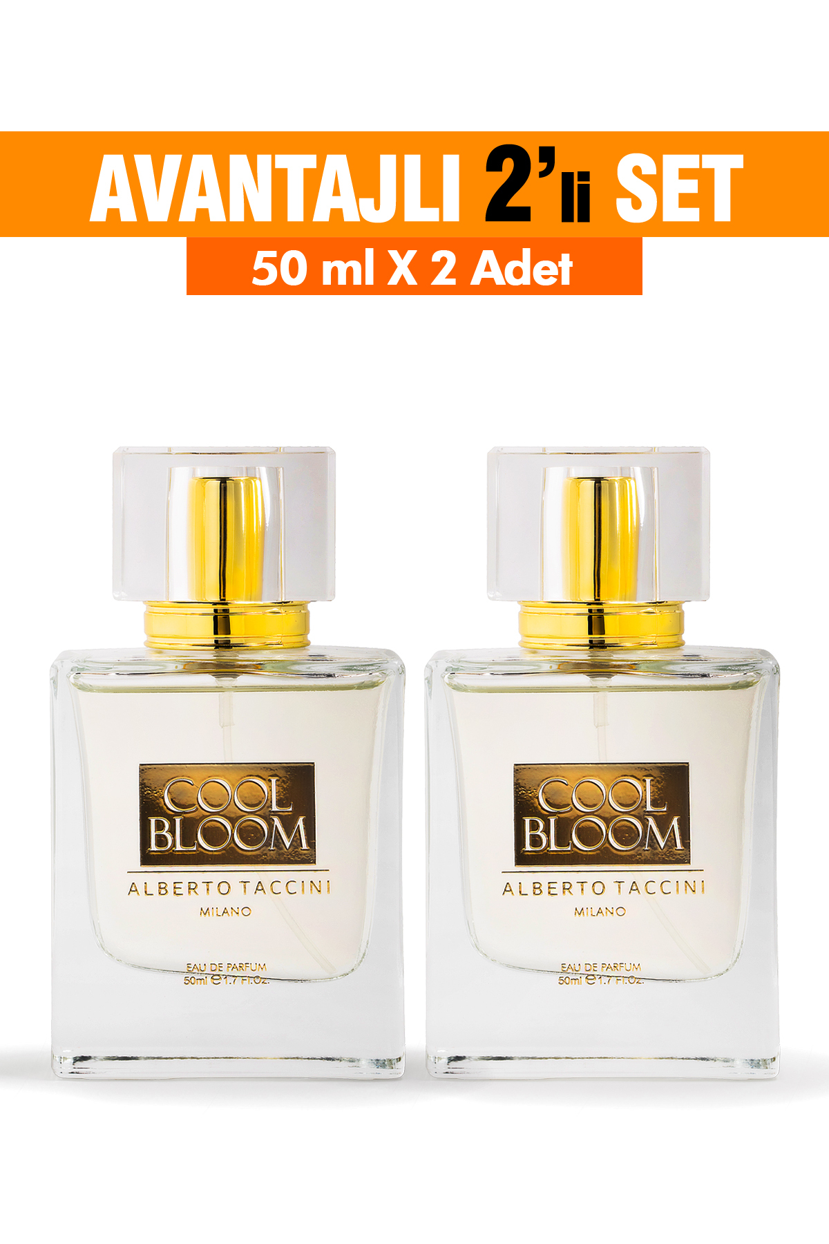 Alberto Taccini 2'Li Set Alberto Taccini Cool Bloom Kadın Parfüm 50 ml — TYCDP0A9NN170560743255435