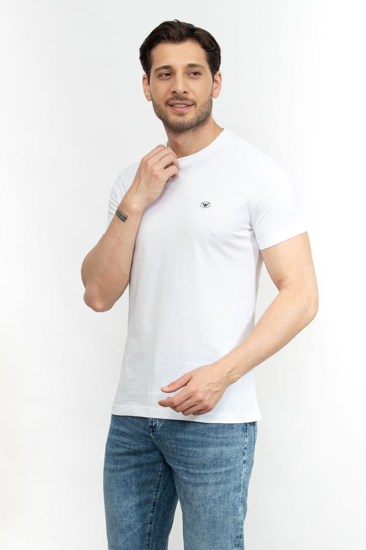 تیشرت یقه خدمه مردانه8n1tq61jrgz Emporio Armani