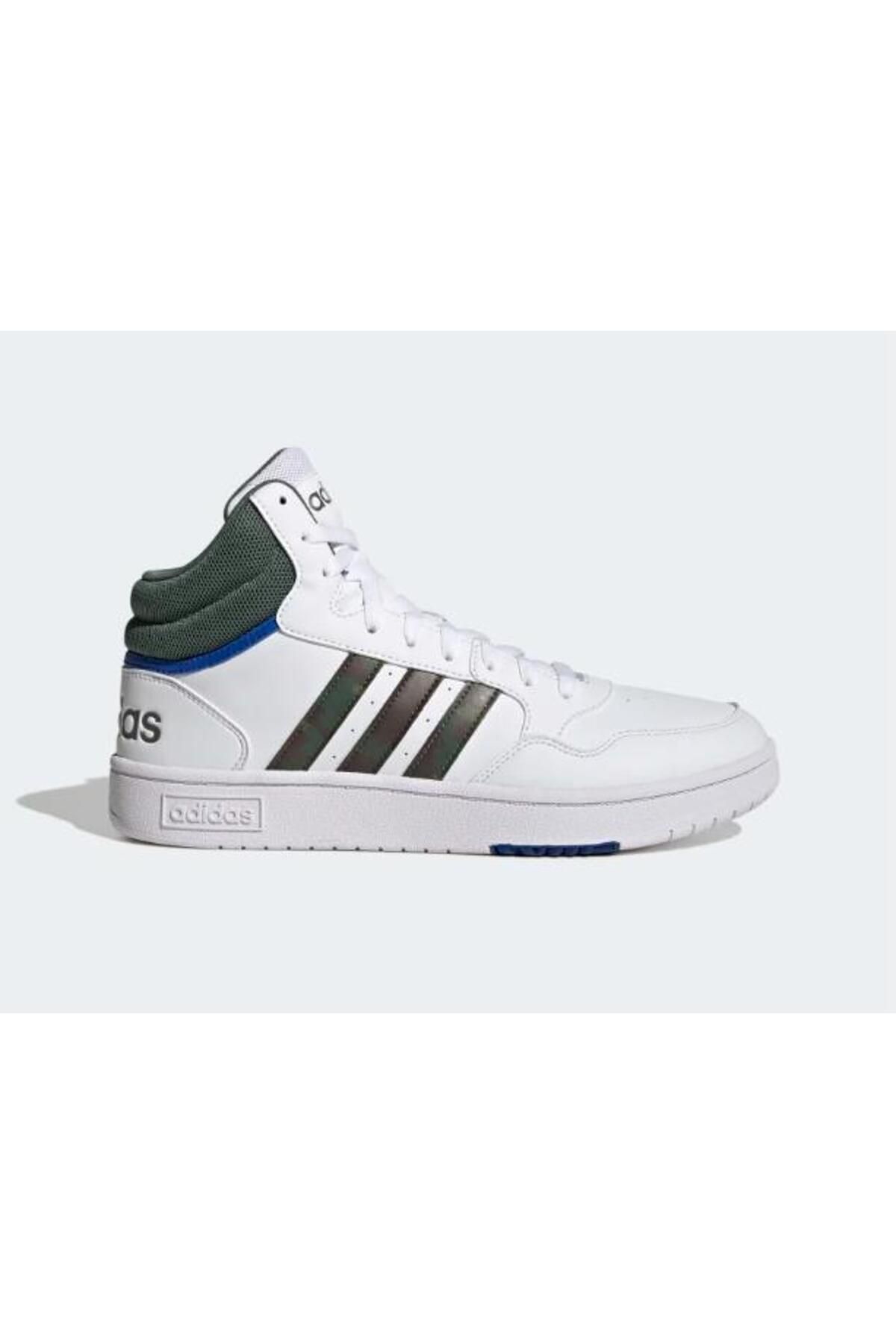 adidas Hoops 3.0 Mıd Beyaz Erkek Spor Ayakkabı Gy4747