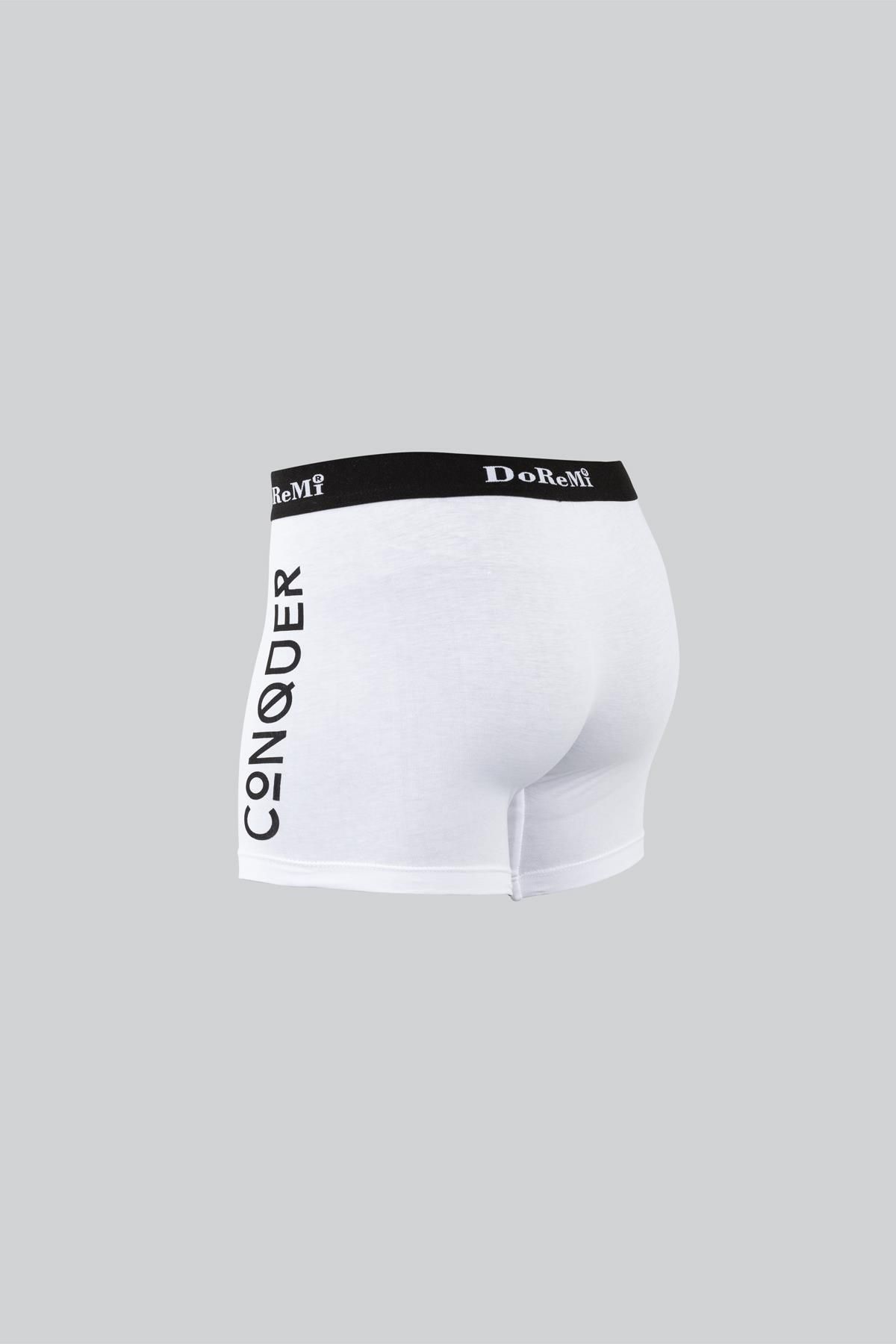 Doremi-Boxer Shorts - White - Plain 5