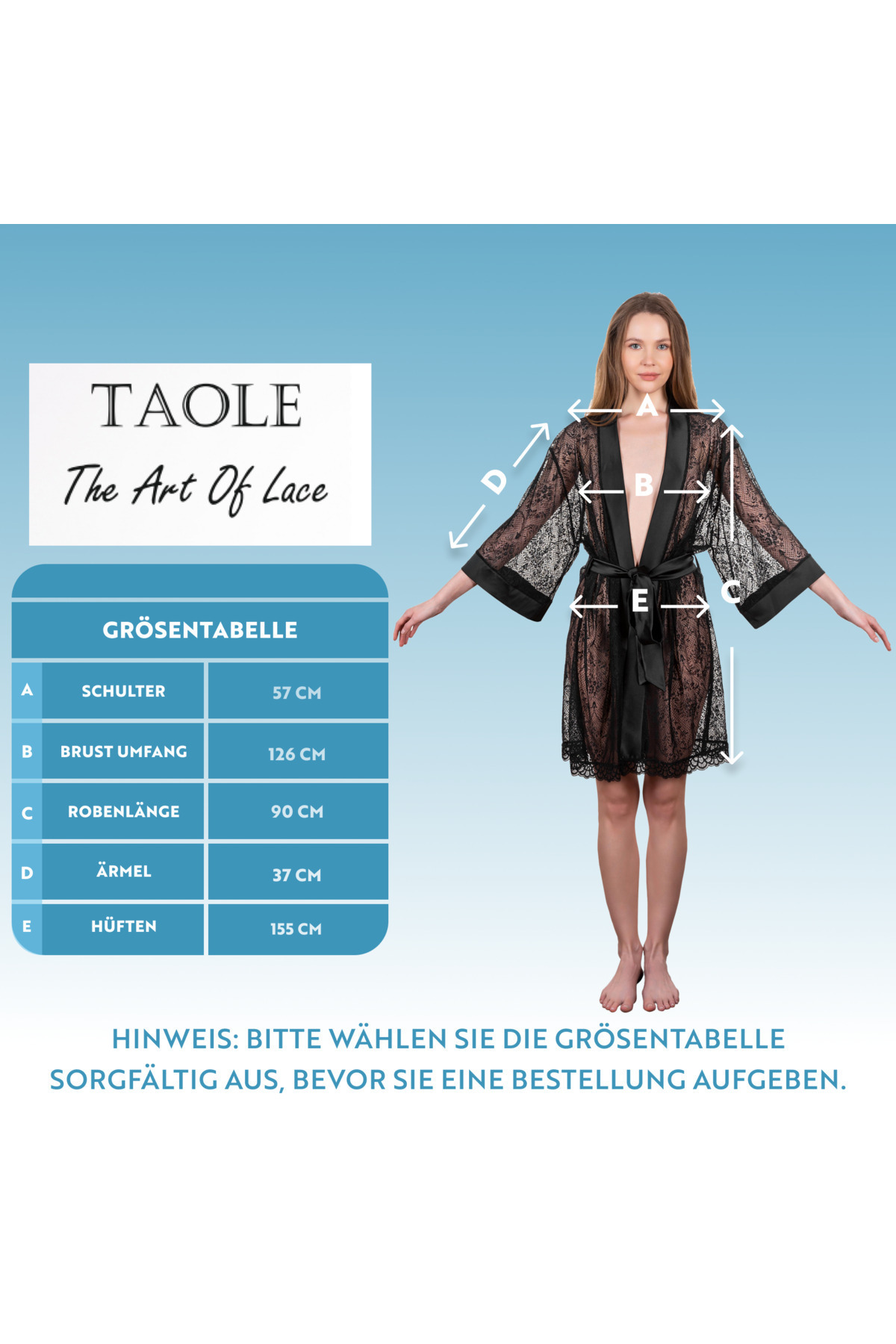 TAOLE-Langärmliger Kimono aus transparentem Satin, sexy Morgenmantel, Nachtwäsche für Damen 5