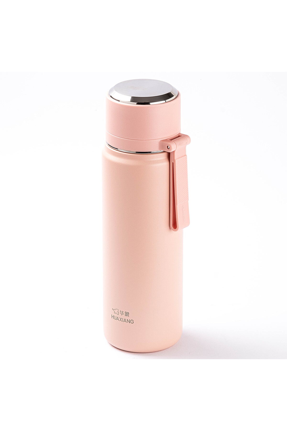 OKADI HANGER PINK STAINLESS STEEL THERMOS 500ML