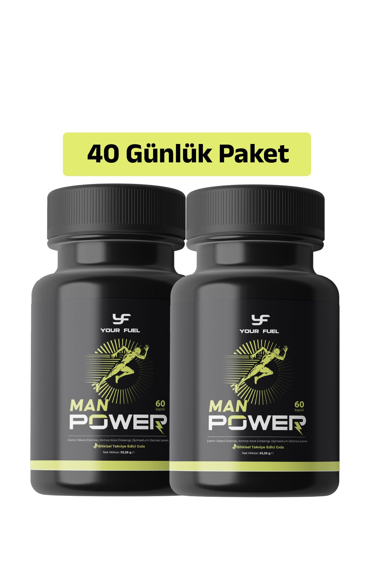 yourfuel Man Power 40 Günlük - 2 Kutu