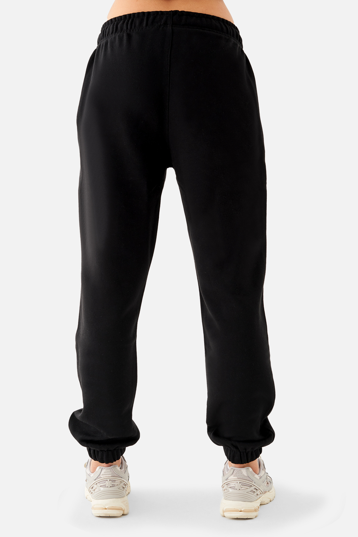 Superstacy-Mia Oversize Black Jogger Sweatpants 5
