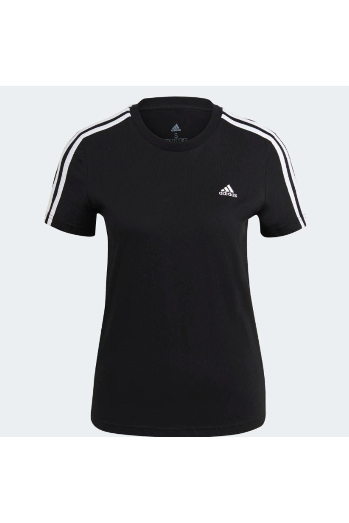 adidas Lounge Wear Essentials Slim 3 Stipes Kadın T-shirt Gl0784