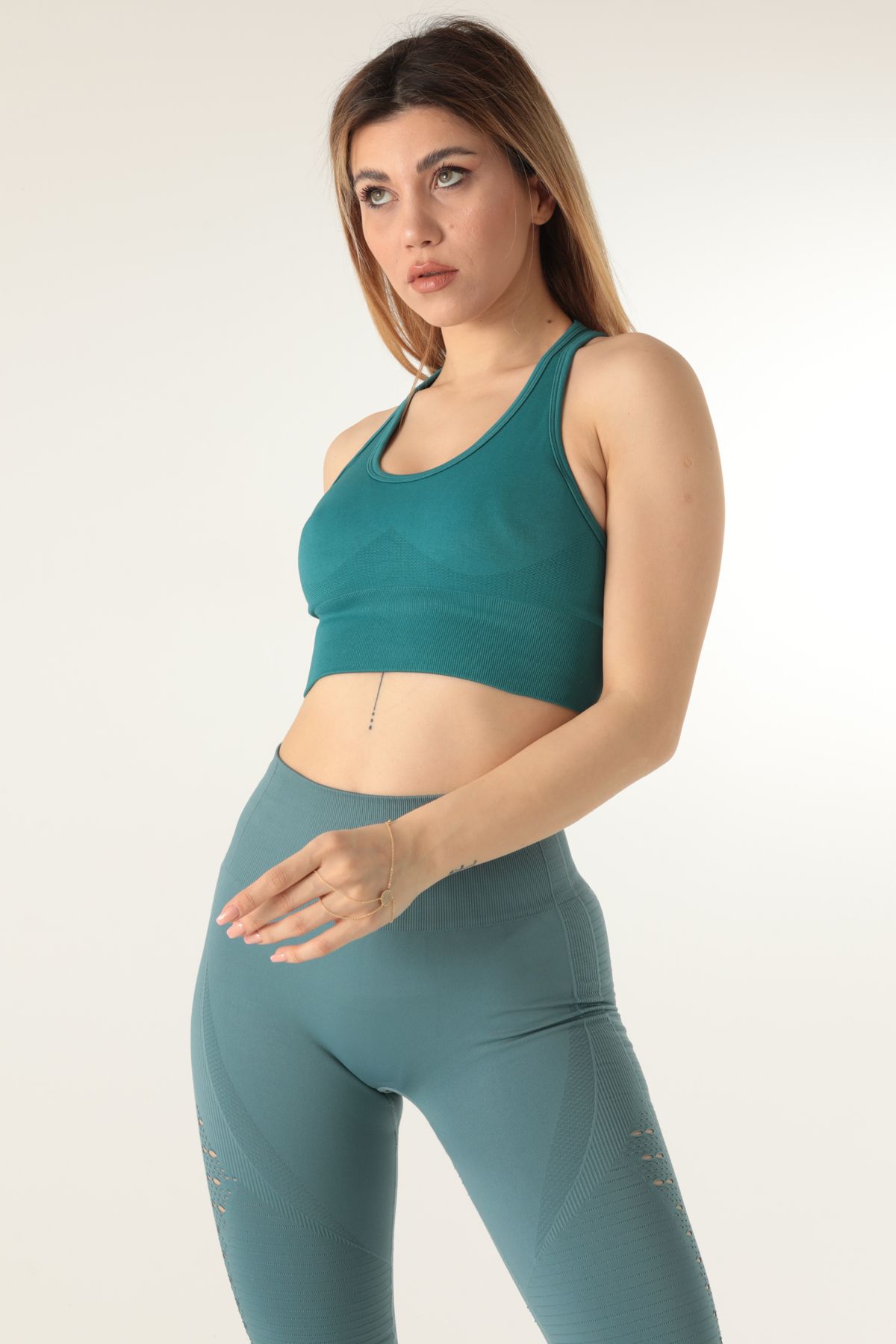 Doremi-Seamless Ripped Padded Sports Bra 5