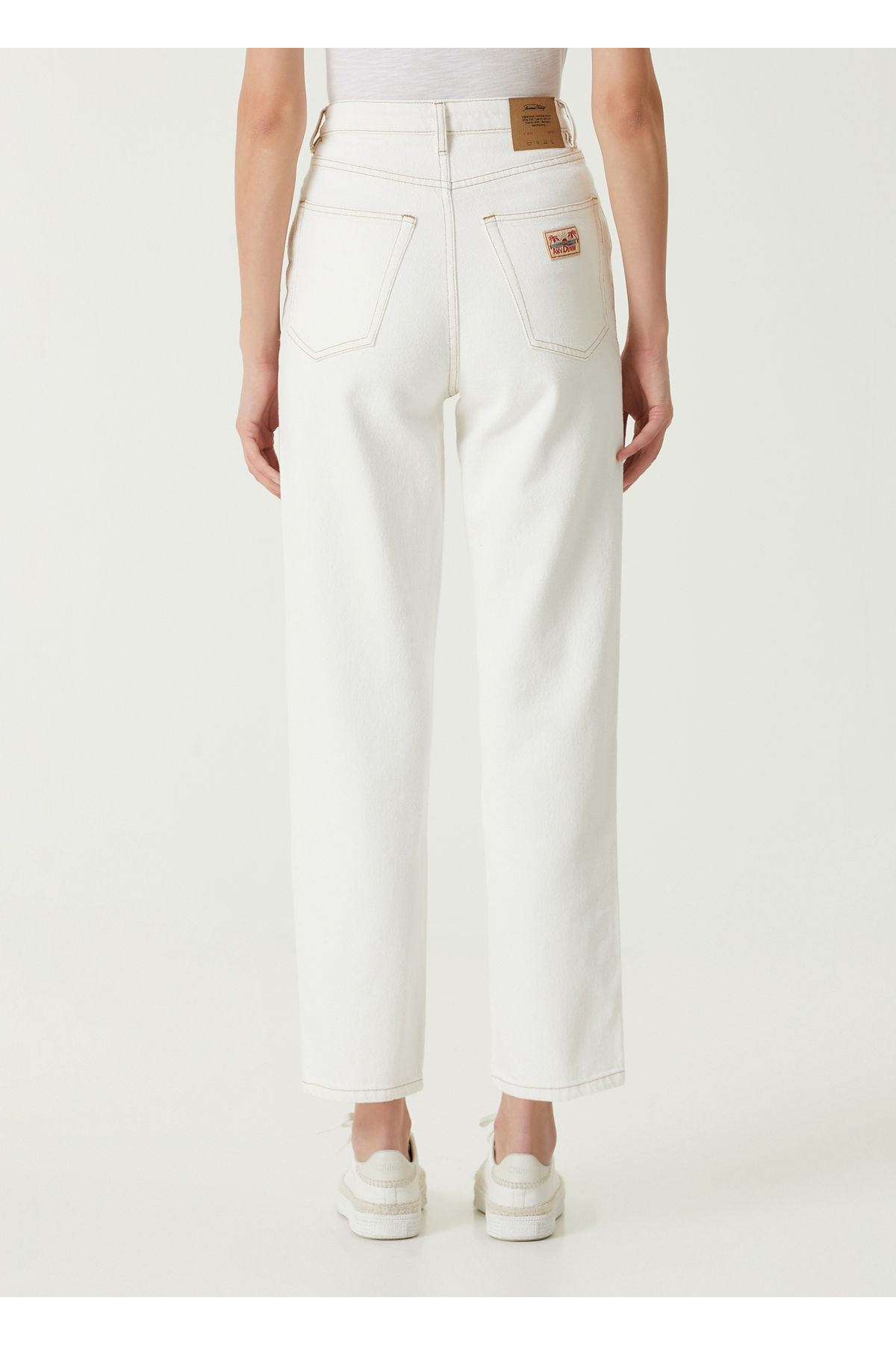 American Vintage-Le Droit White Jean Pants Size: 27 5