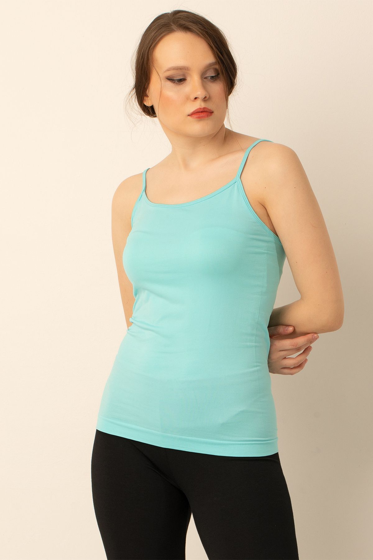 Miorre-Thin Strap Seamless T-Shirt 4