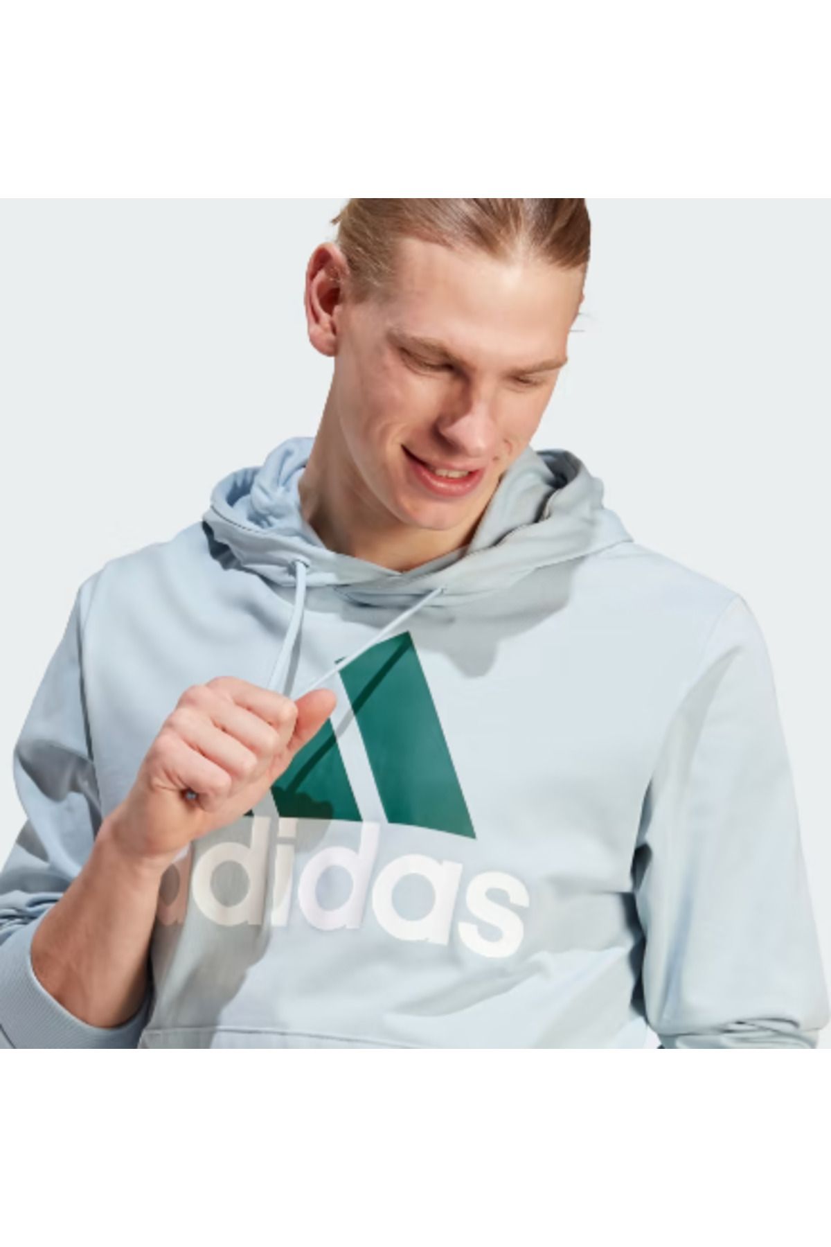 adidas-Син мъжки суичър в ежедневен стил Essentials Ij8567 5