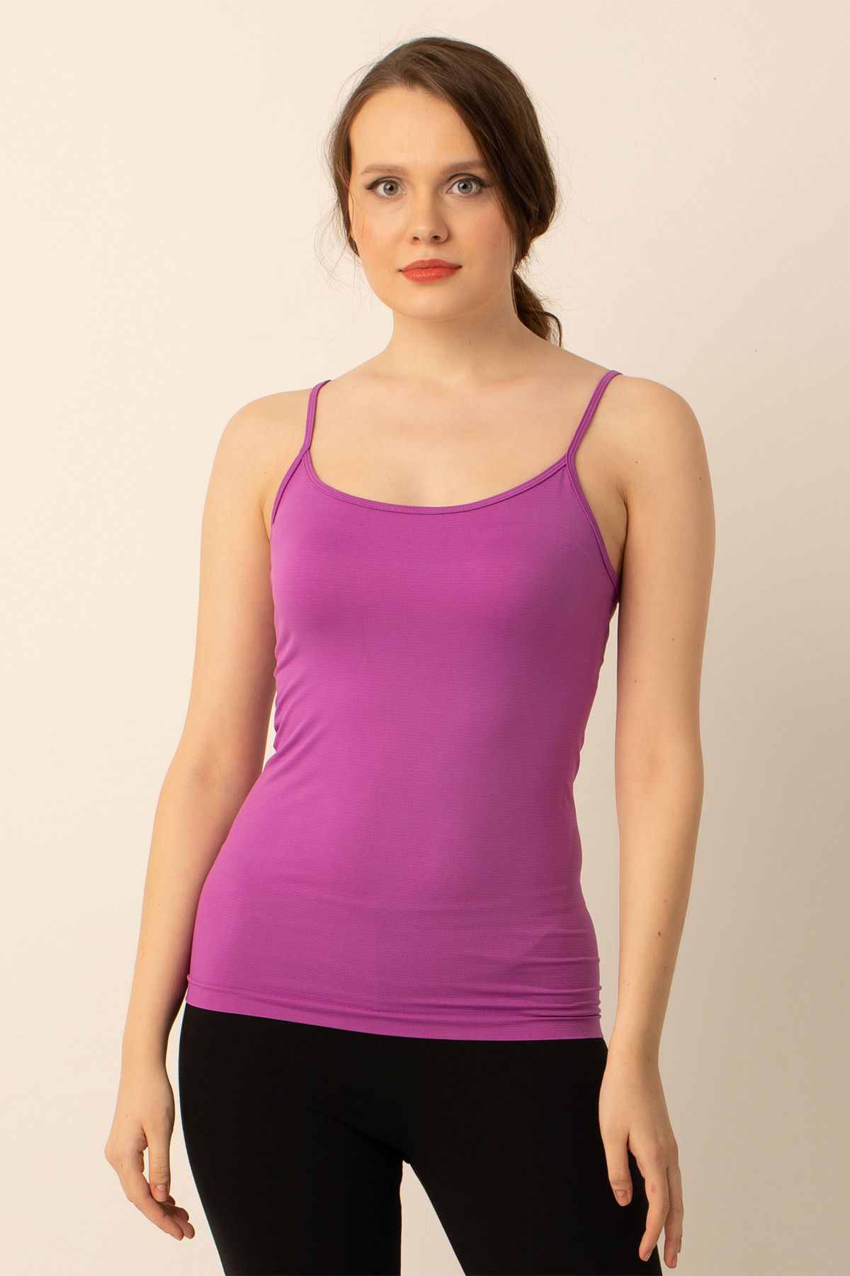 Miorre-Thin Strap Seamless T-Shirt 7