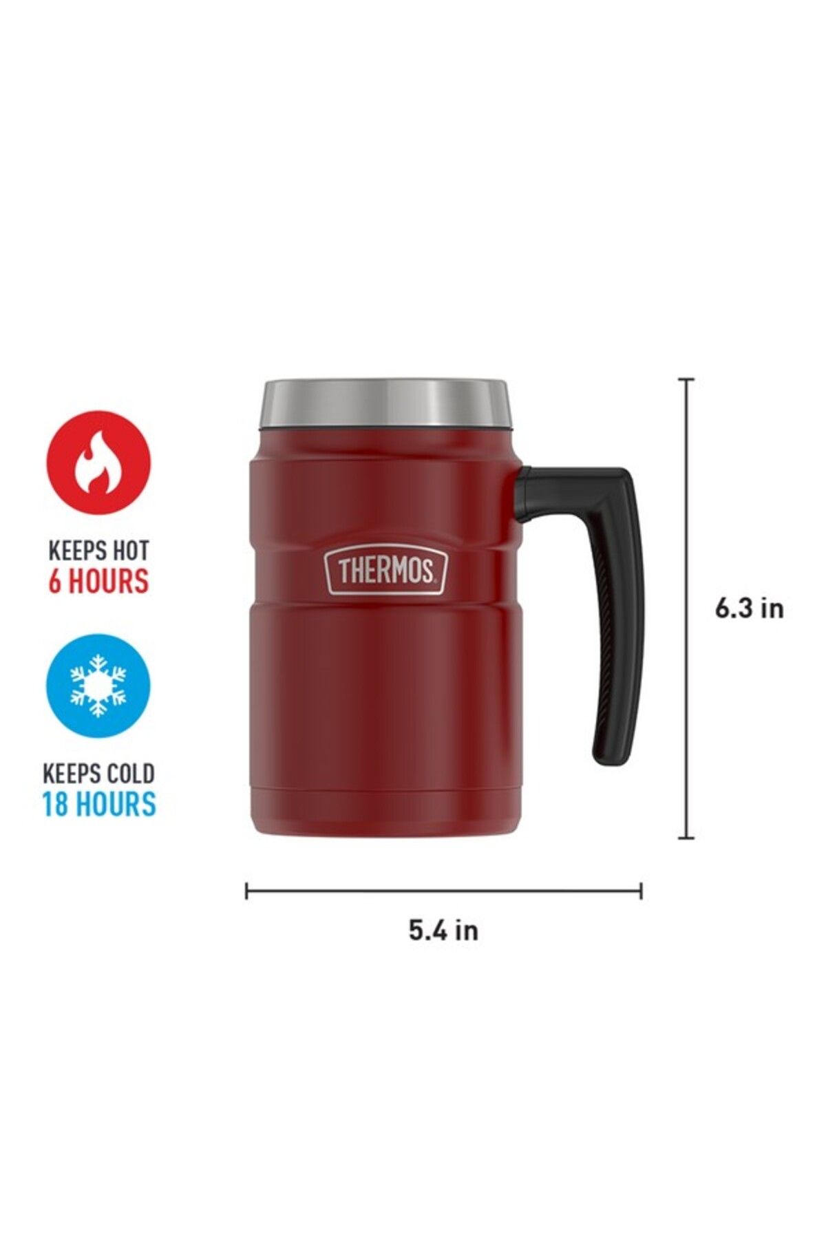 Thermos-Vacuum Insulated Coffee Mug 16oz 3