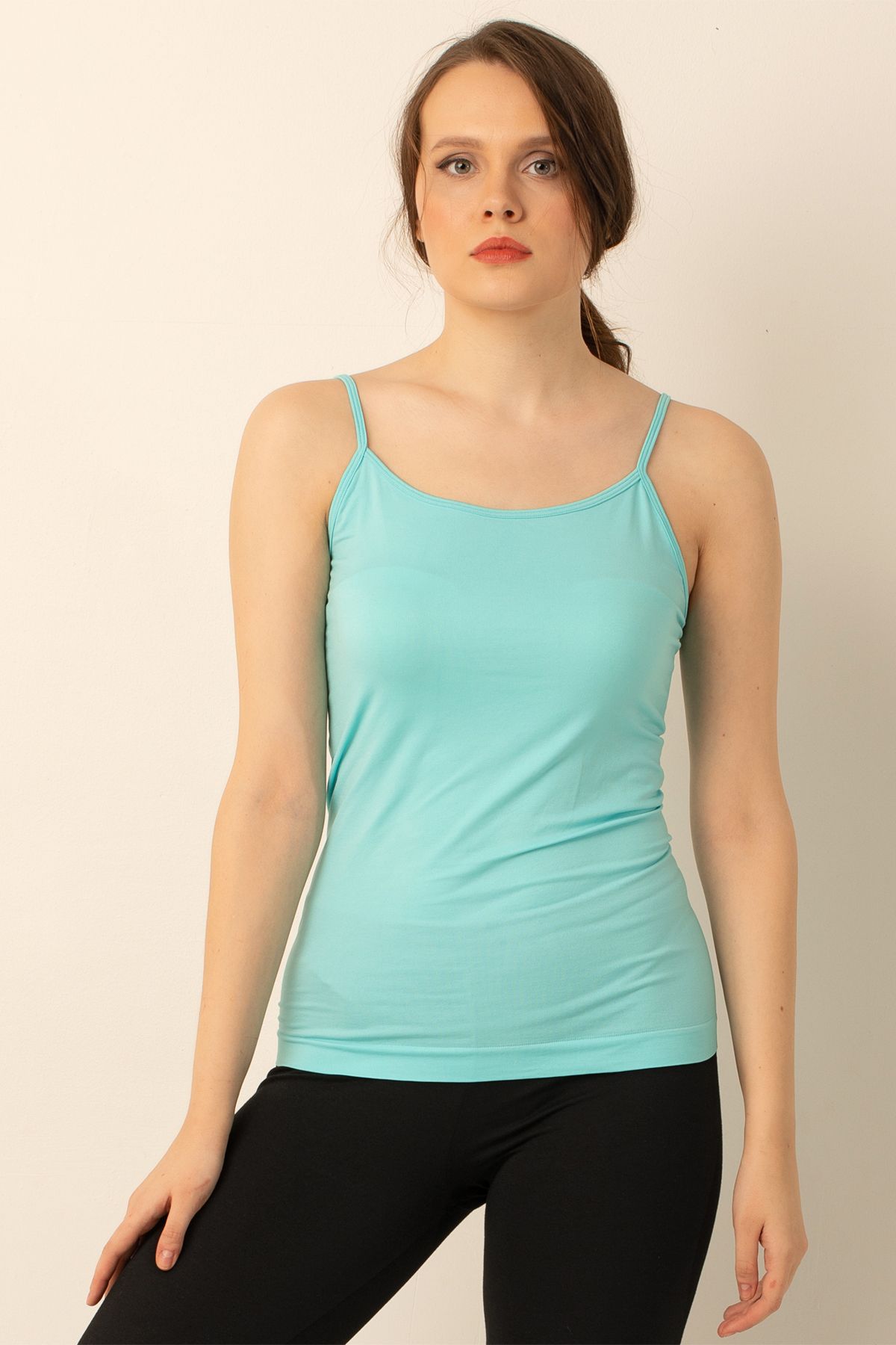 Miorre-Thin Strap Seamless T-Shirt 2