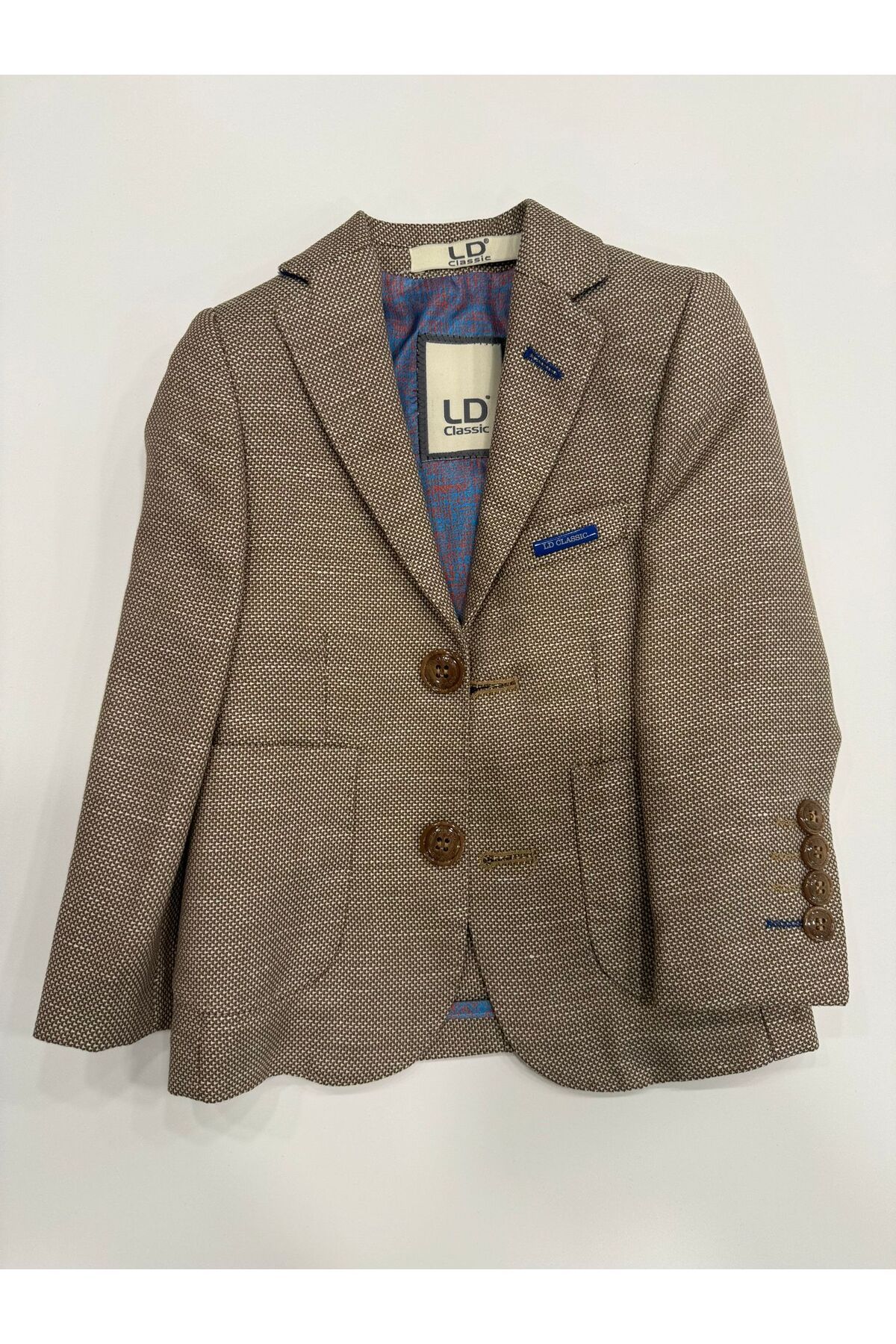 LEVENT DİSCİ LD CLASSIC-Baby and Children's Patterned Double Slips Single Jacket 2
