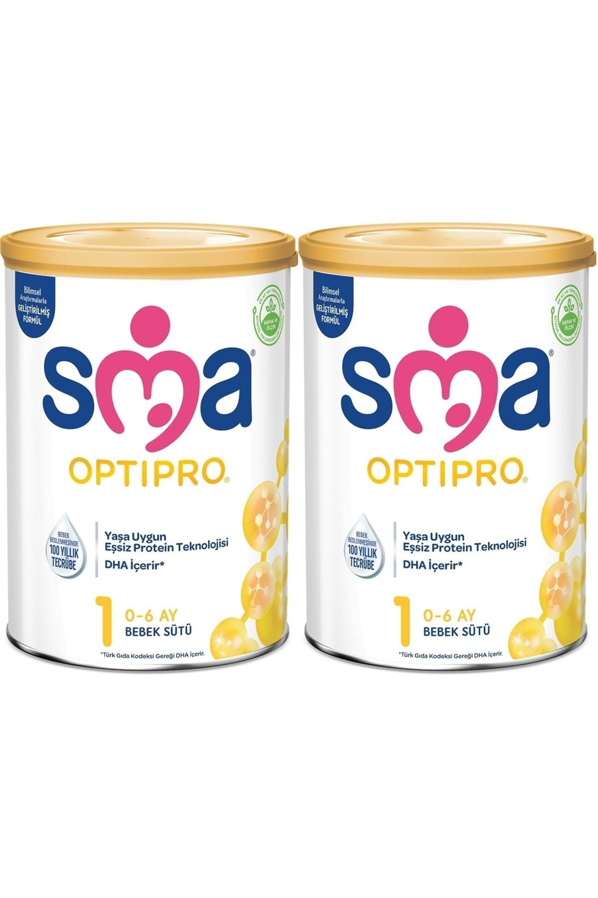 SMA Optipro 400GR No:1 Baby Milk (0-6 ماهه) (ست 2 عددی)