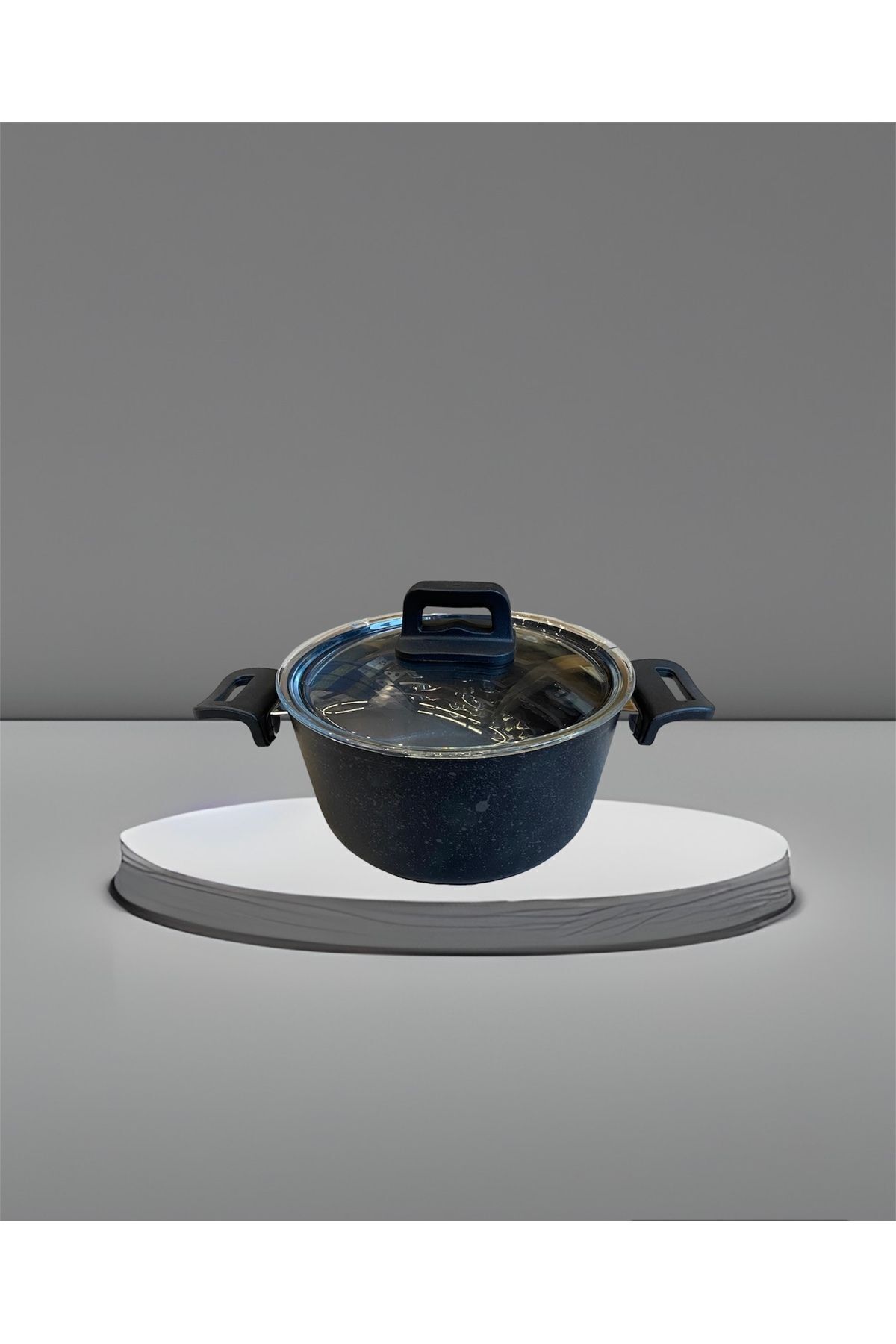 Bayev-Gray Julia 5-Piece Cookware Set with Pan Lid, Deep Pot and Dowry Set 4