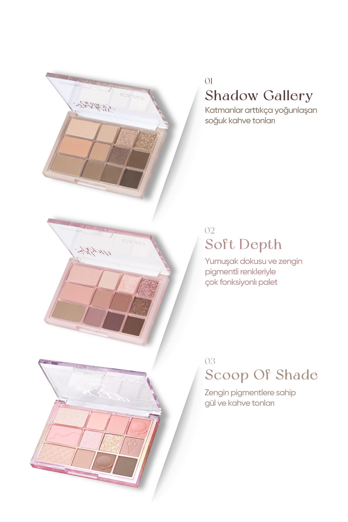 CLIO-Clio 03 Scoop of Shade - Multi-Purpose, Intense Pigmented Headlight Palette 8