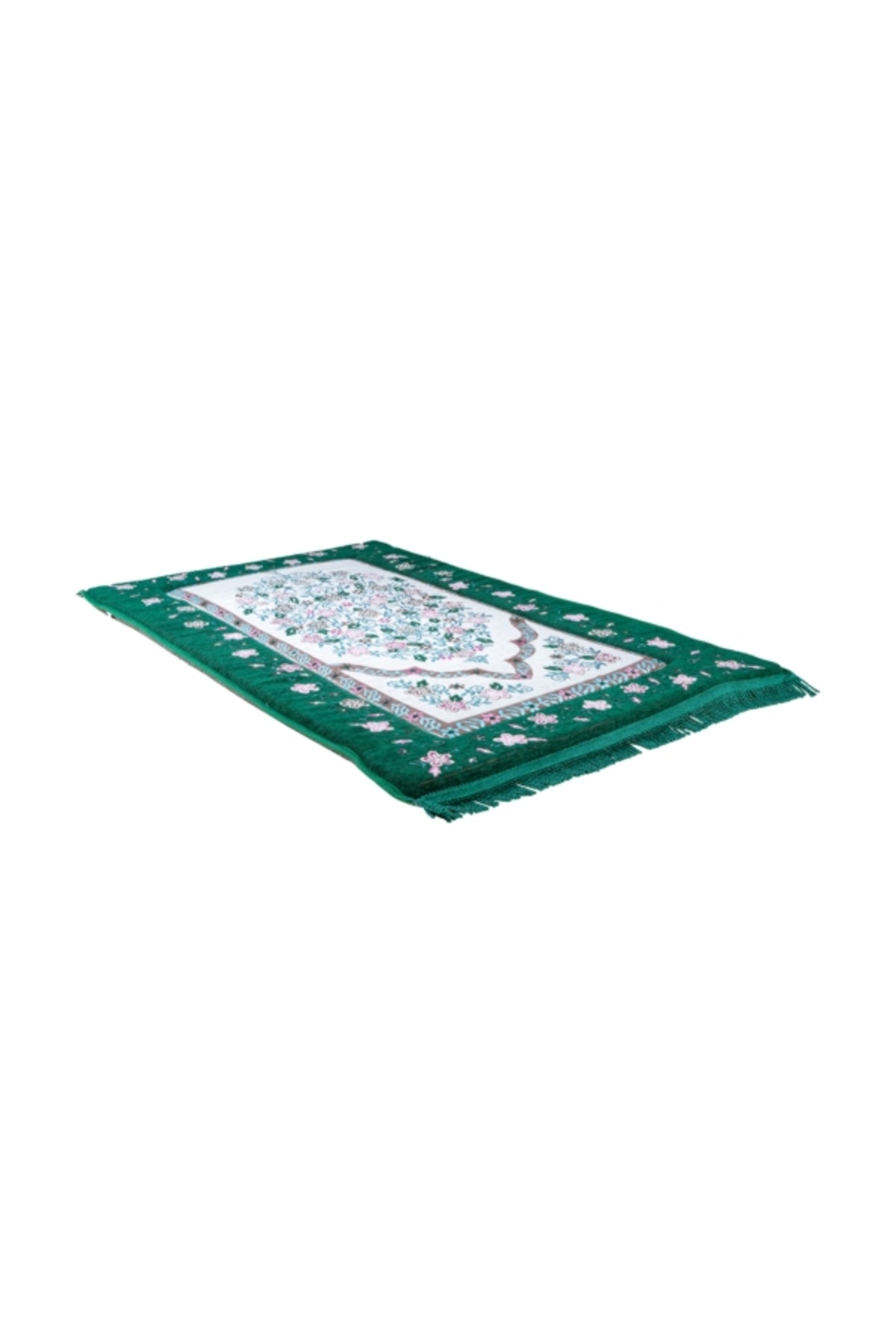 Celia-Anti-Slip Backing Exquisite Pattern Memory Foam Prayer Mat 3