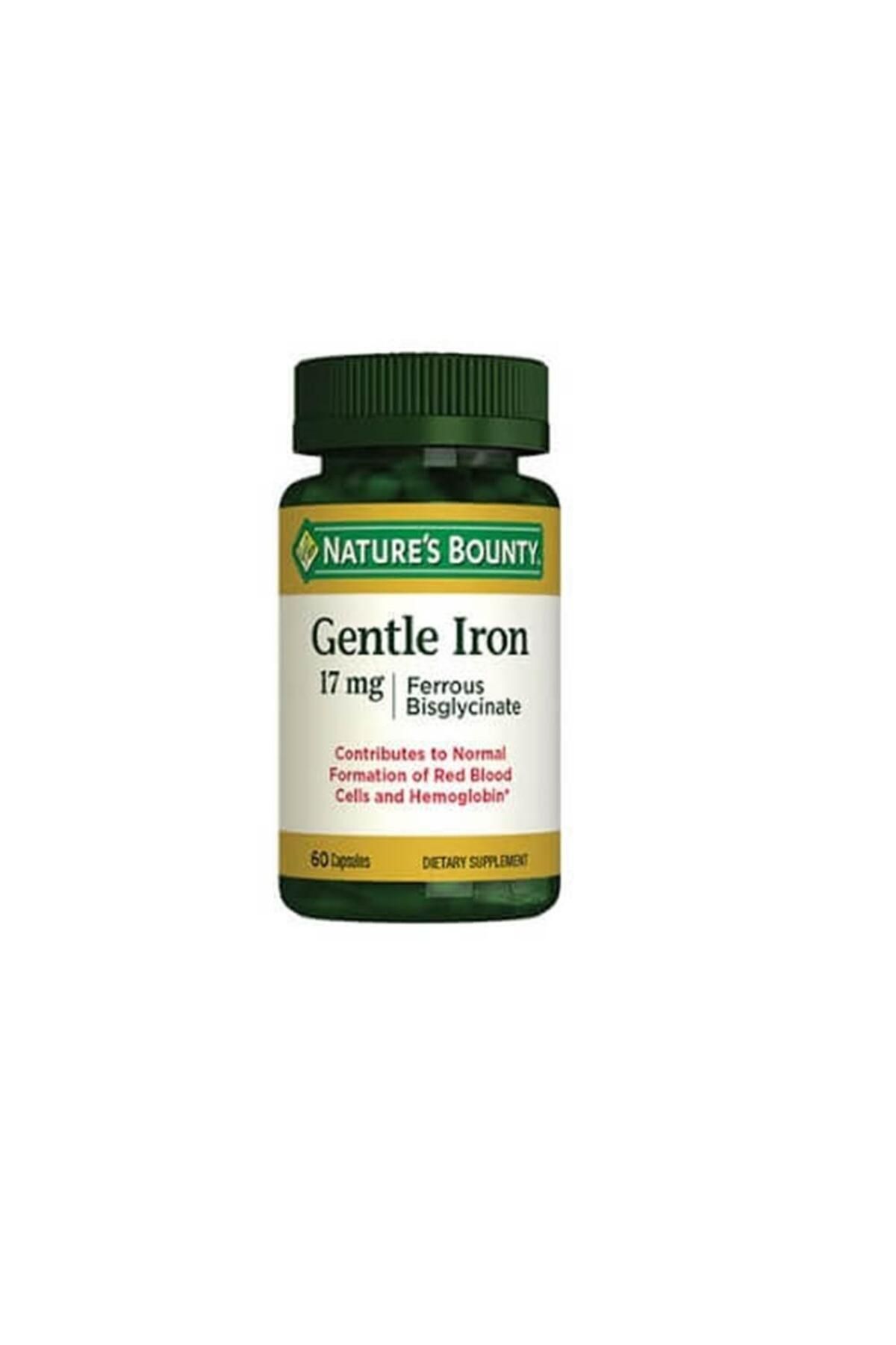 Nature's Bounty Gentle Iron 17 Mg 60 Kapsül