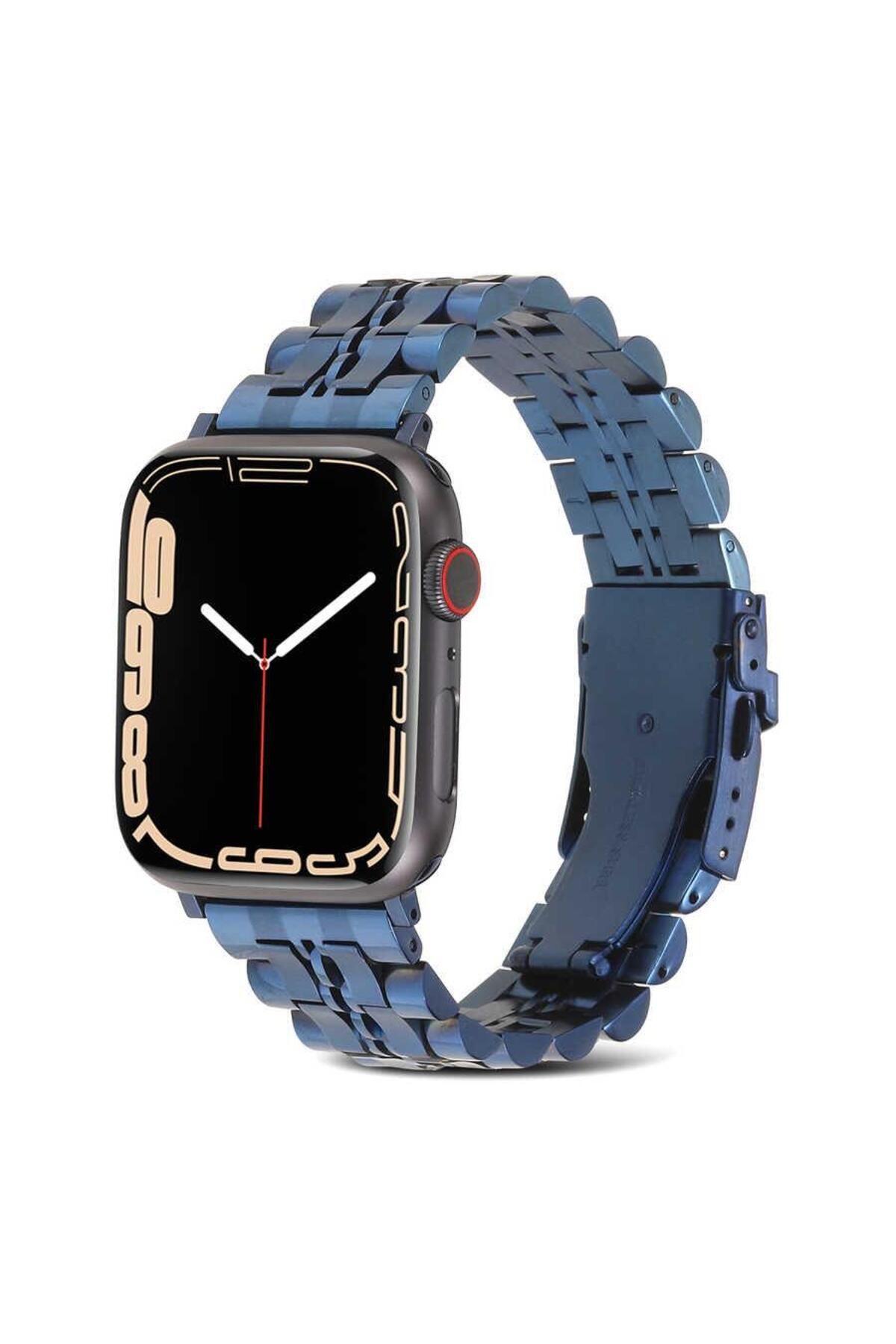 TEQSMA Apple Watch 7 45mm KRD-54 Metal Kordon