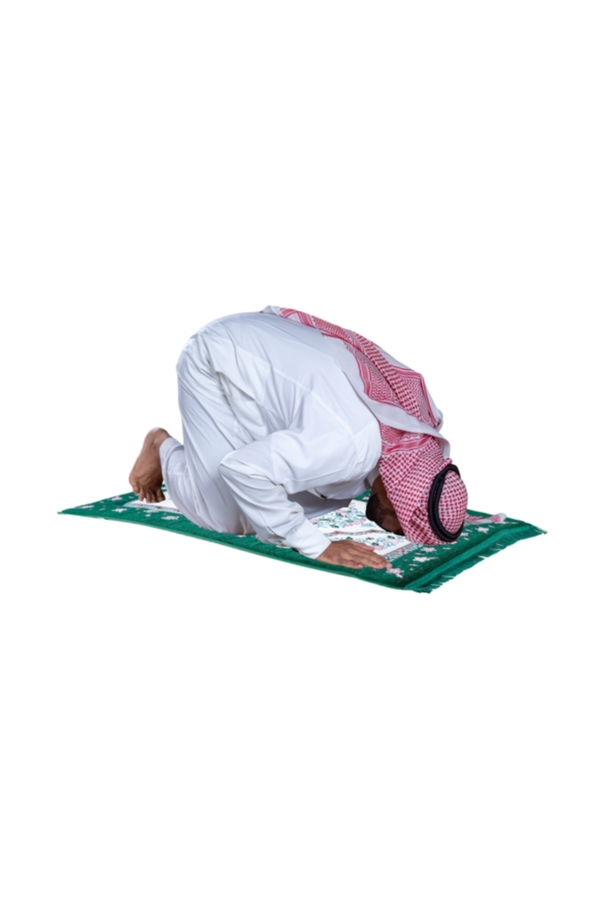Celia-Anti-Slip Backing Exquisite Pattern Memory Foam Prayer Mat 5