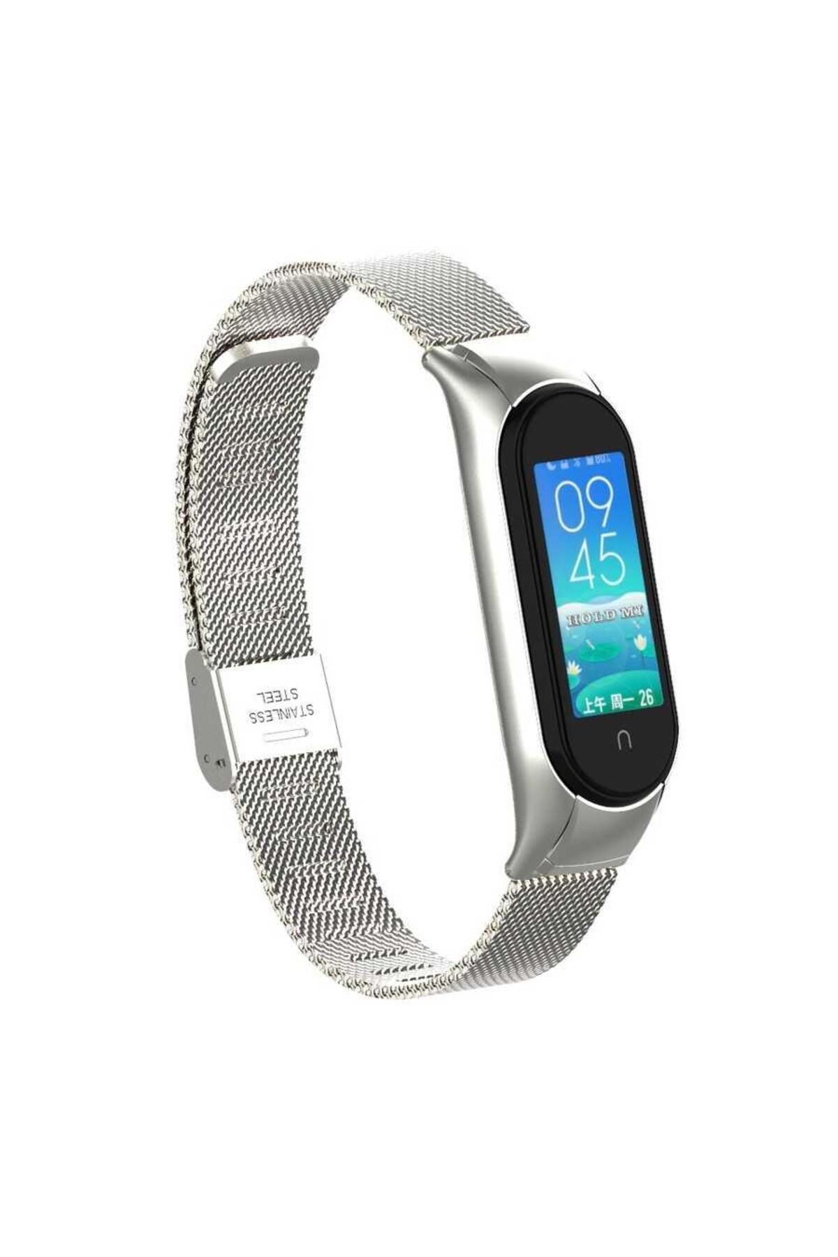 TEQSMA Xiaomi Mi Band 5 KRD-06 Metal Kordon