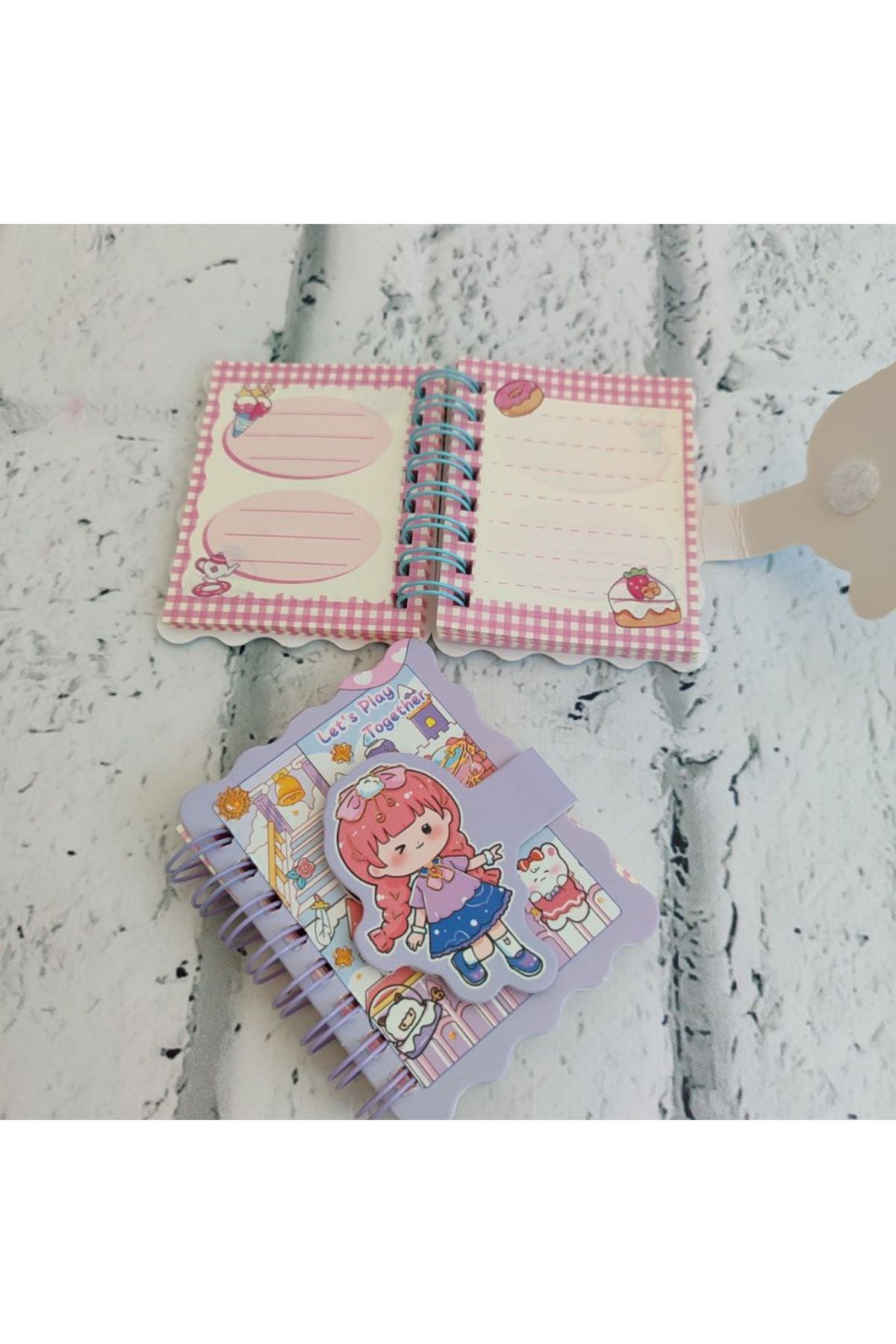 senacacollection-A7 Velcro Anime Concept Notebook Notepad Lined Notebook 80 Sheets 1Pcs 2