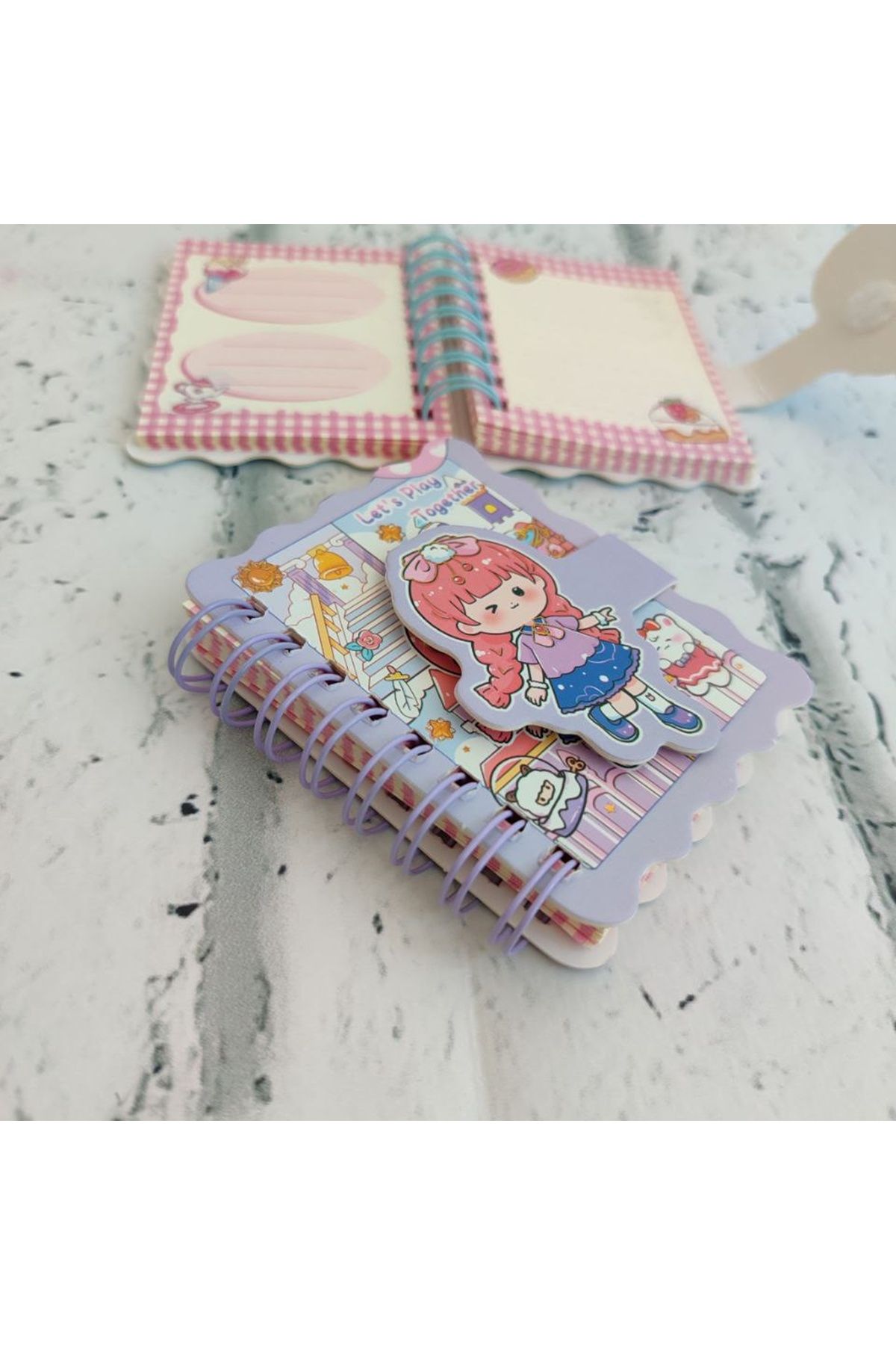 senacacollection-A7 Velcro Anime Concept Notebook Notepad Lined Notebook 80 Sheets 1Pcs 4