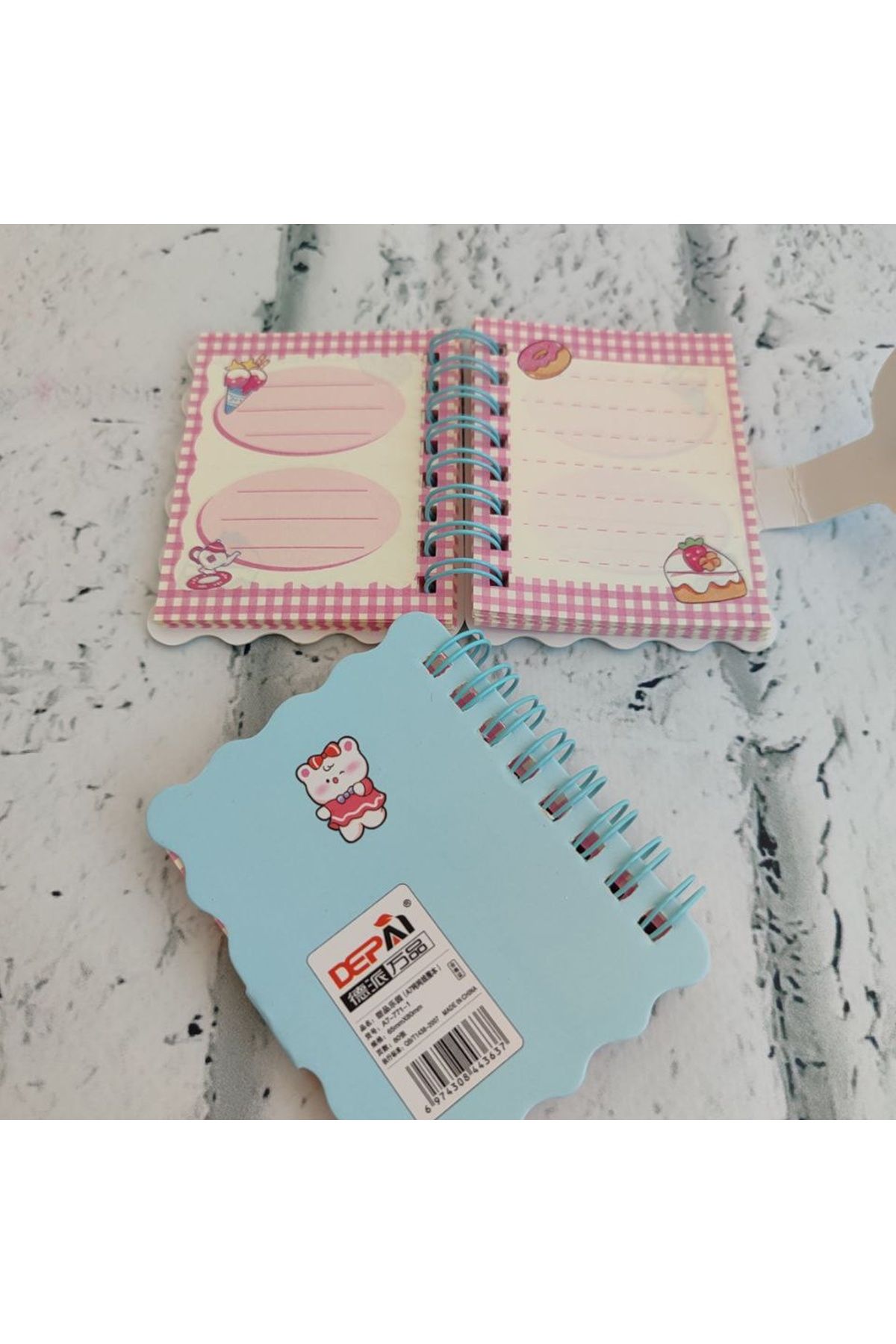 senacacollection-A7 Velcro Anime Concept Notebook Notepad Lined Notebook 80 Sheets 1Pcs 4