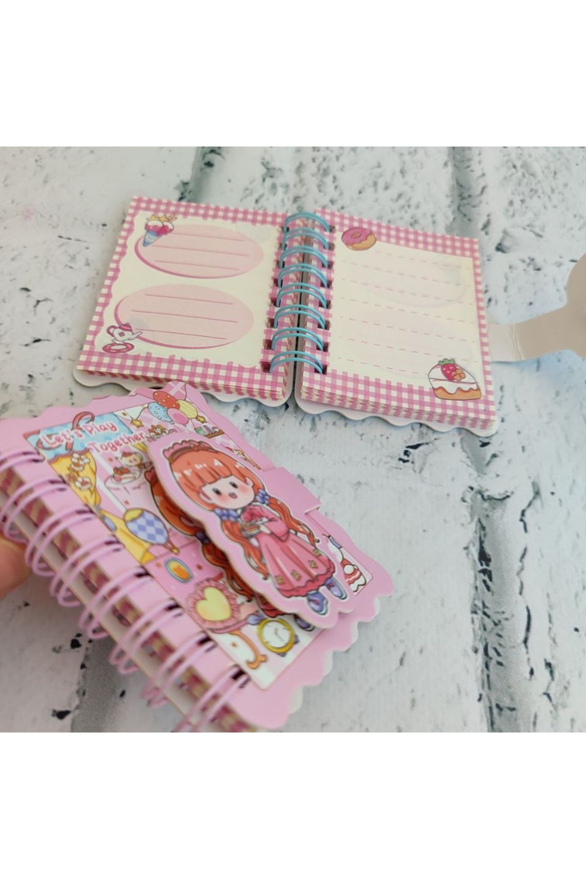 senacacollection-A7 Velcro Anime Concept Notebook Notepad Lined Notebook 80 Sheets 1Pcs 2
