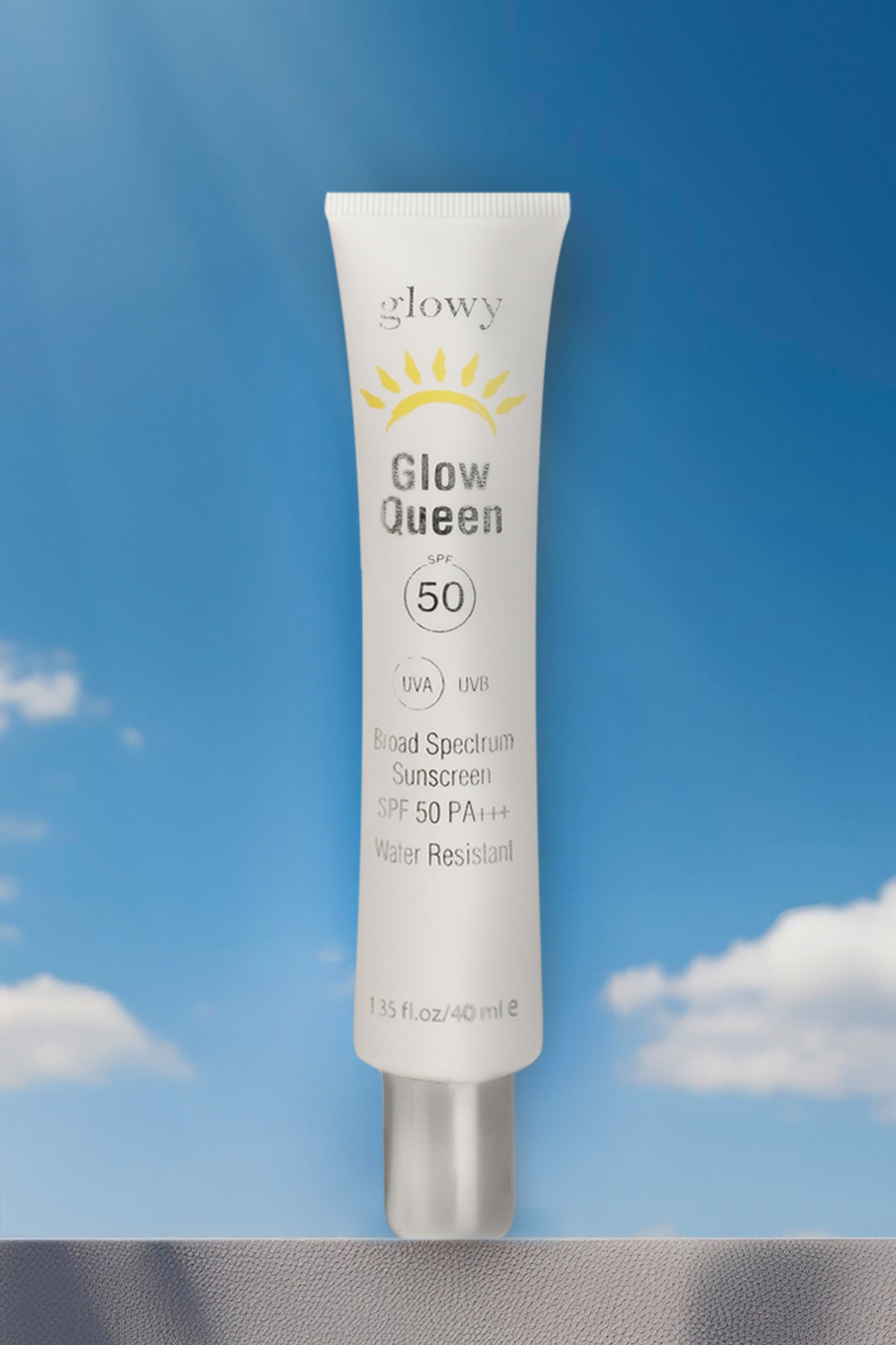 GLOWY-Glow Queen SPF50 - كريم الوجه المعادل للون البشرة 40 مل واقي من الشمس 5