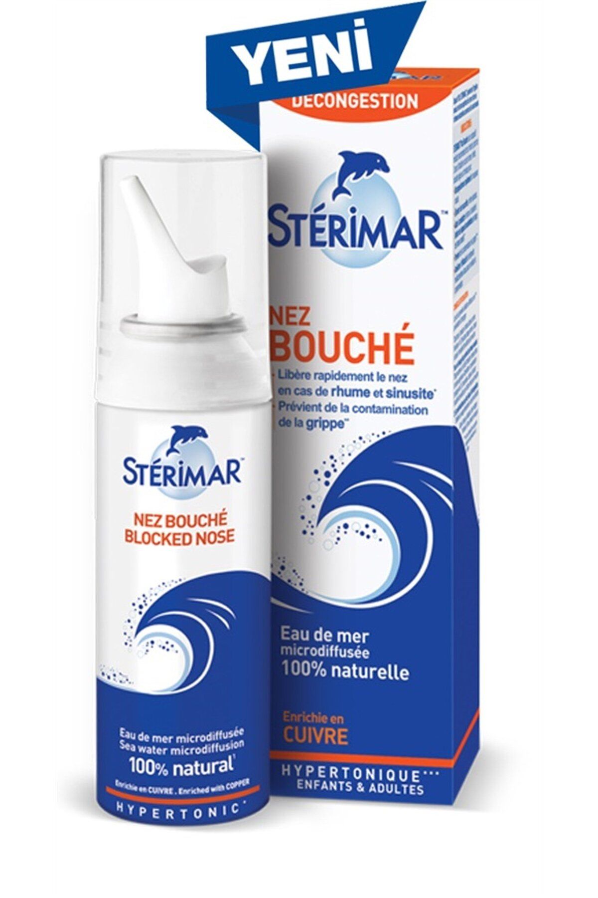 Sterimar Burun Spreyi Blocked Nose Hipertonik 100 ml