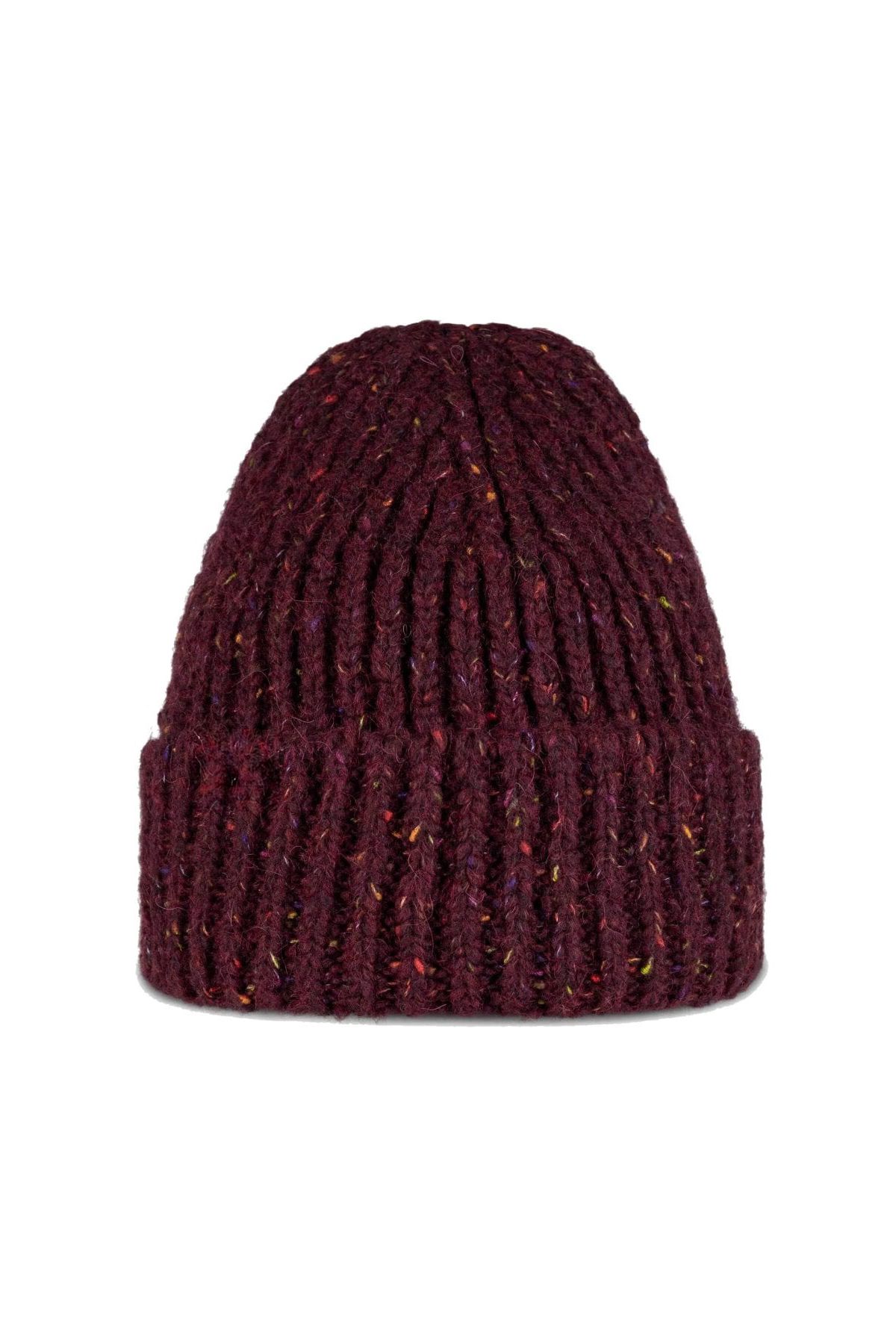 Pissos-Pălărie unisex Essential Tweed - culoare bomboană, tricotat 30% lână, beretă cu nervuri de iarnă 1