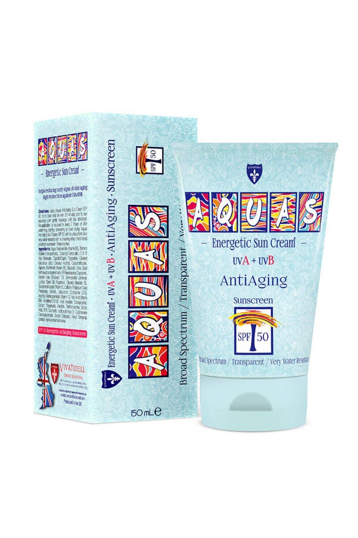 Aquas Antiaging Güneş Kremi Spf50 150 ml