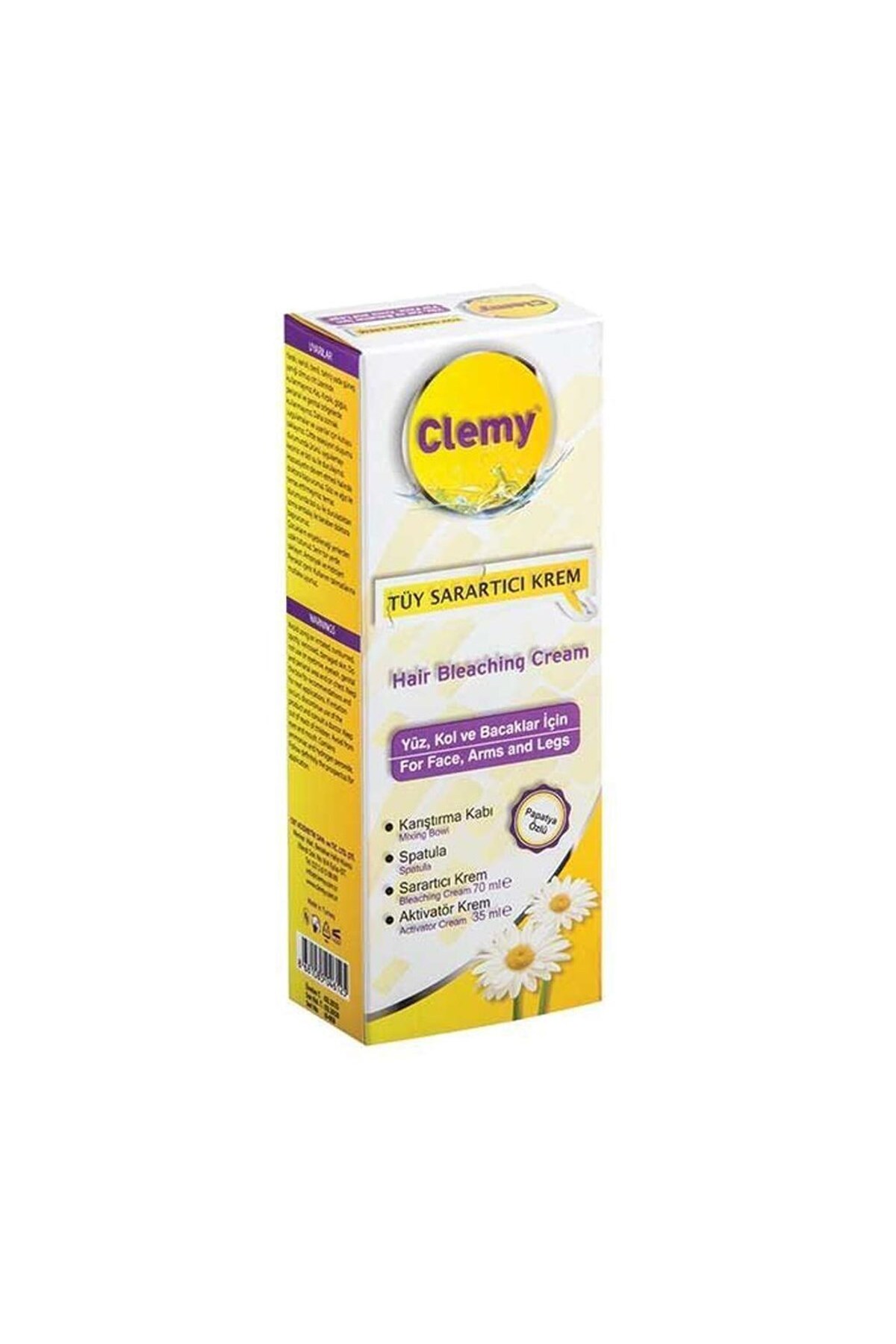 Clemy Papatya Özlü Tüy Sarartıcı Krem 70ml 35ml - Fiyatı, Yorumları