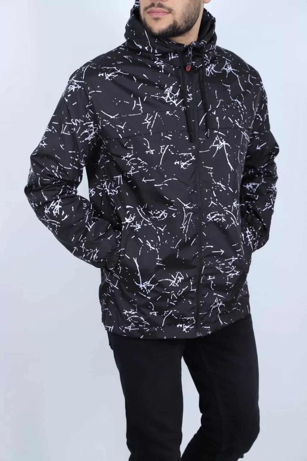 HATVEL-Men's Lined Raincoat 1