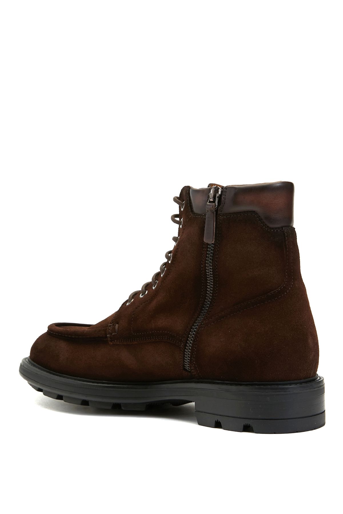 Magnanni-Brown Men's Leather Boots Size: 43.5 3