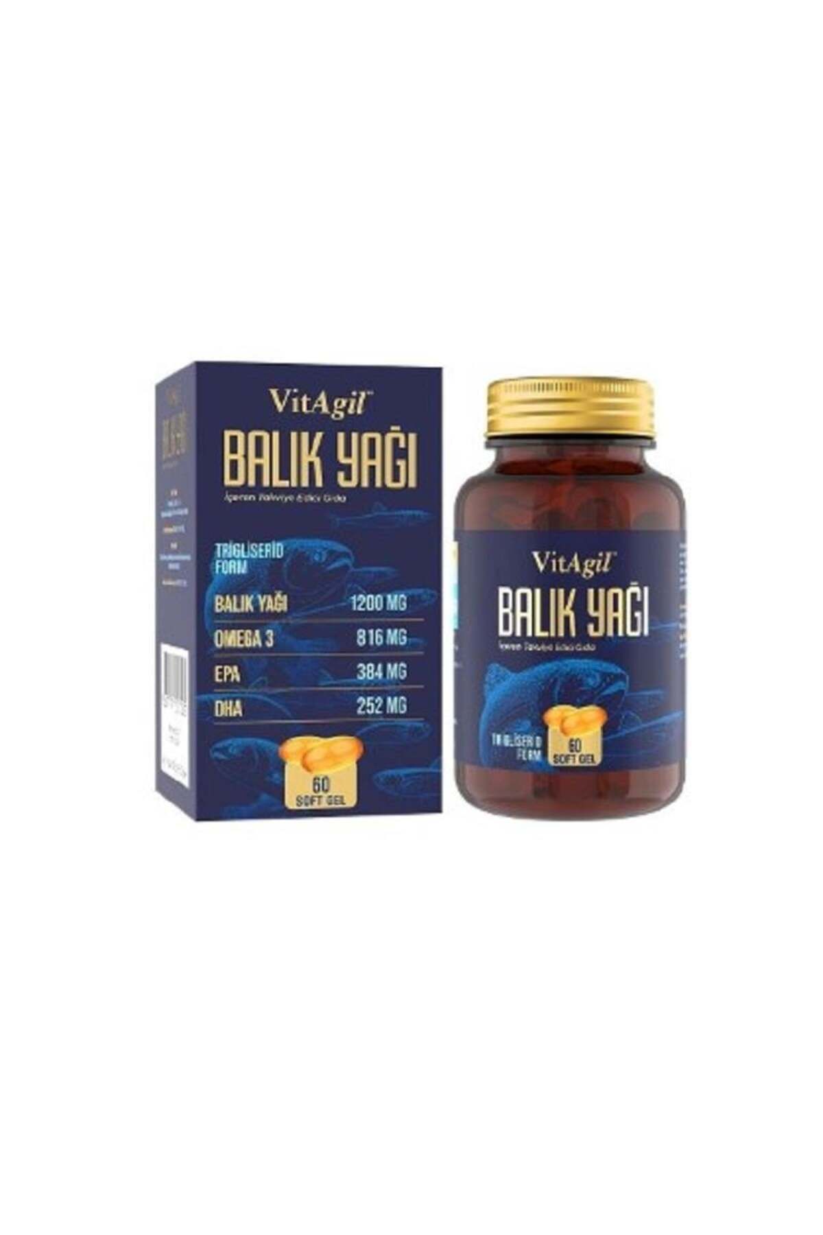 Vitagil Omega 3 1200 Balık Yağı 60 Softgel