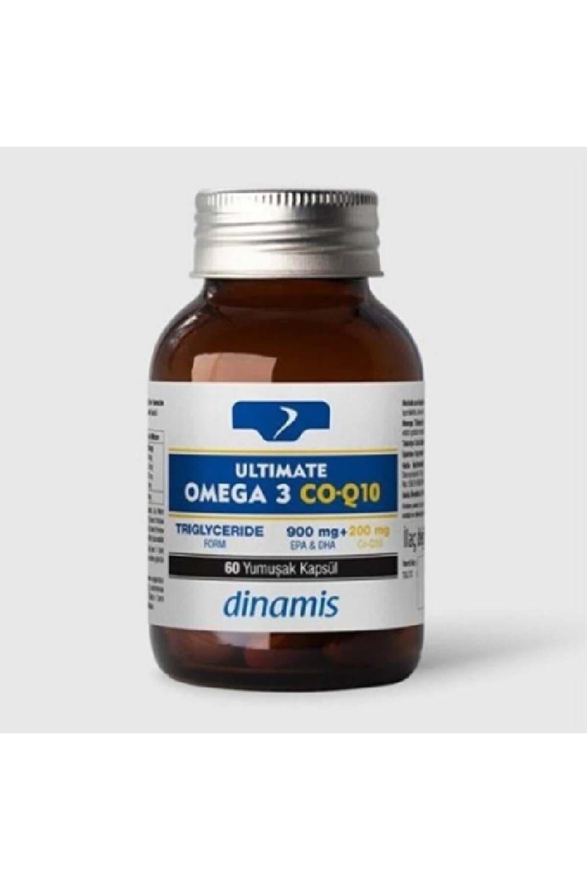 DİNAMİS Dinamis Ultimate Omega 3 Co-Q10 60 Yumuşak Kapsül