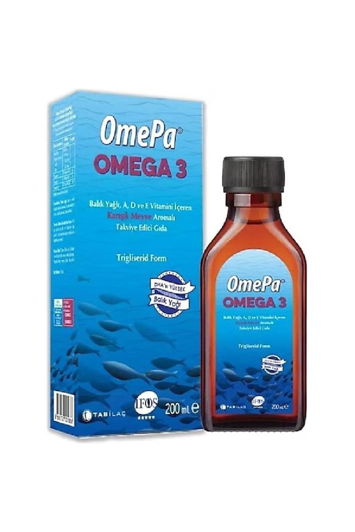 Omepa Omega 3 Balık Yağı Karışık Meyve Aromalı 200 ml