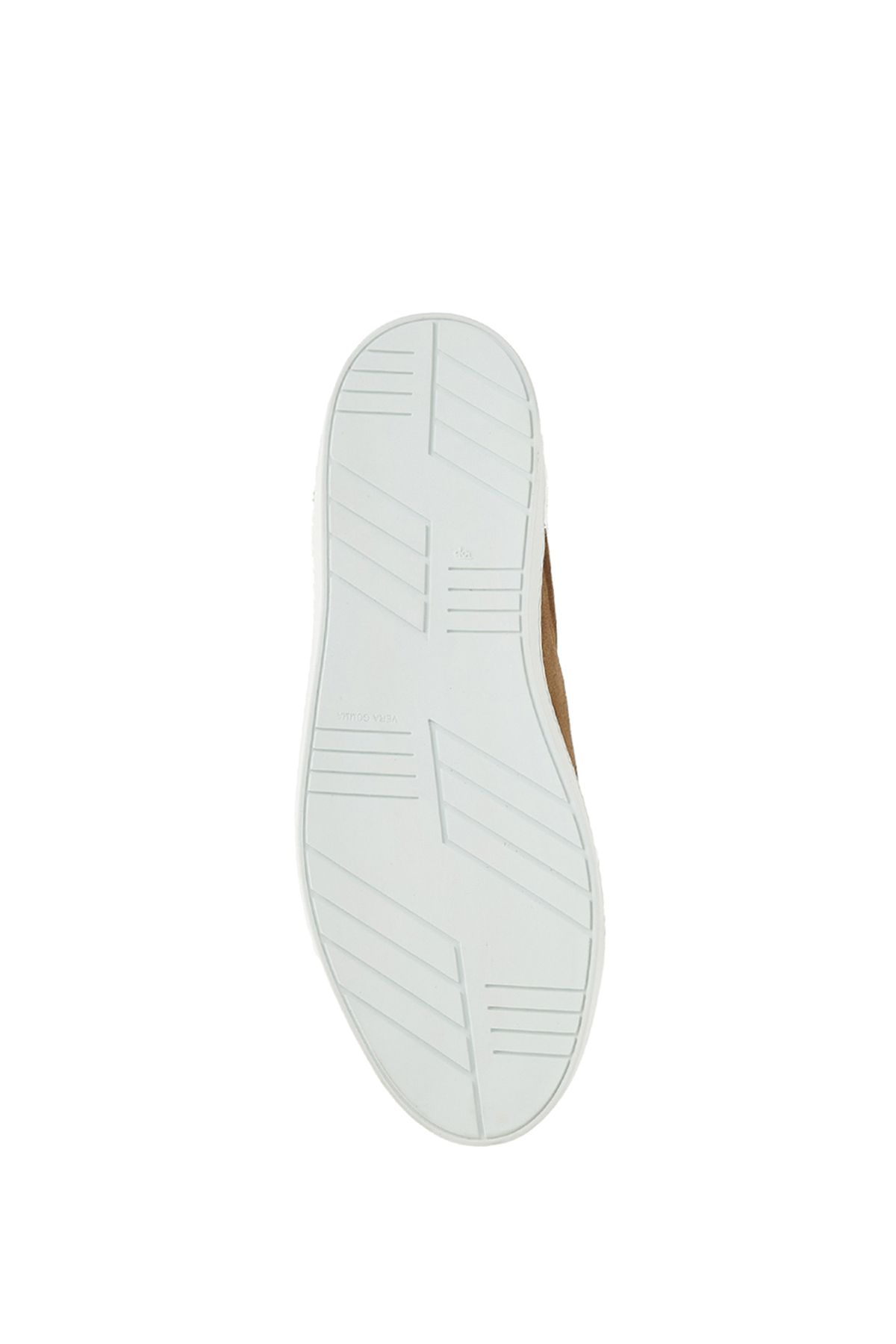 Magnanni-Beige Logo Detailed Men's Leather Sneaker Size: 46 5
