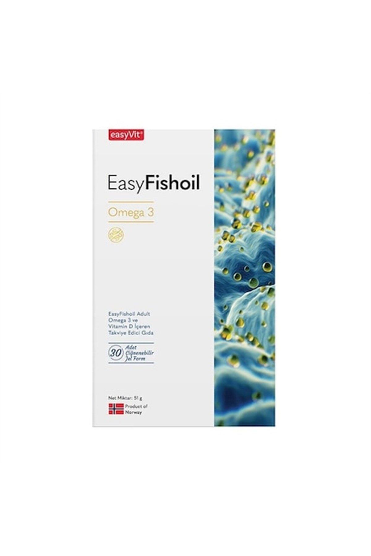 EASYVİT Easy Fish Oil Yetişkin 30 Çiğnenebilir Jel Form