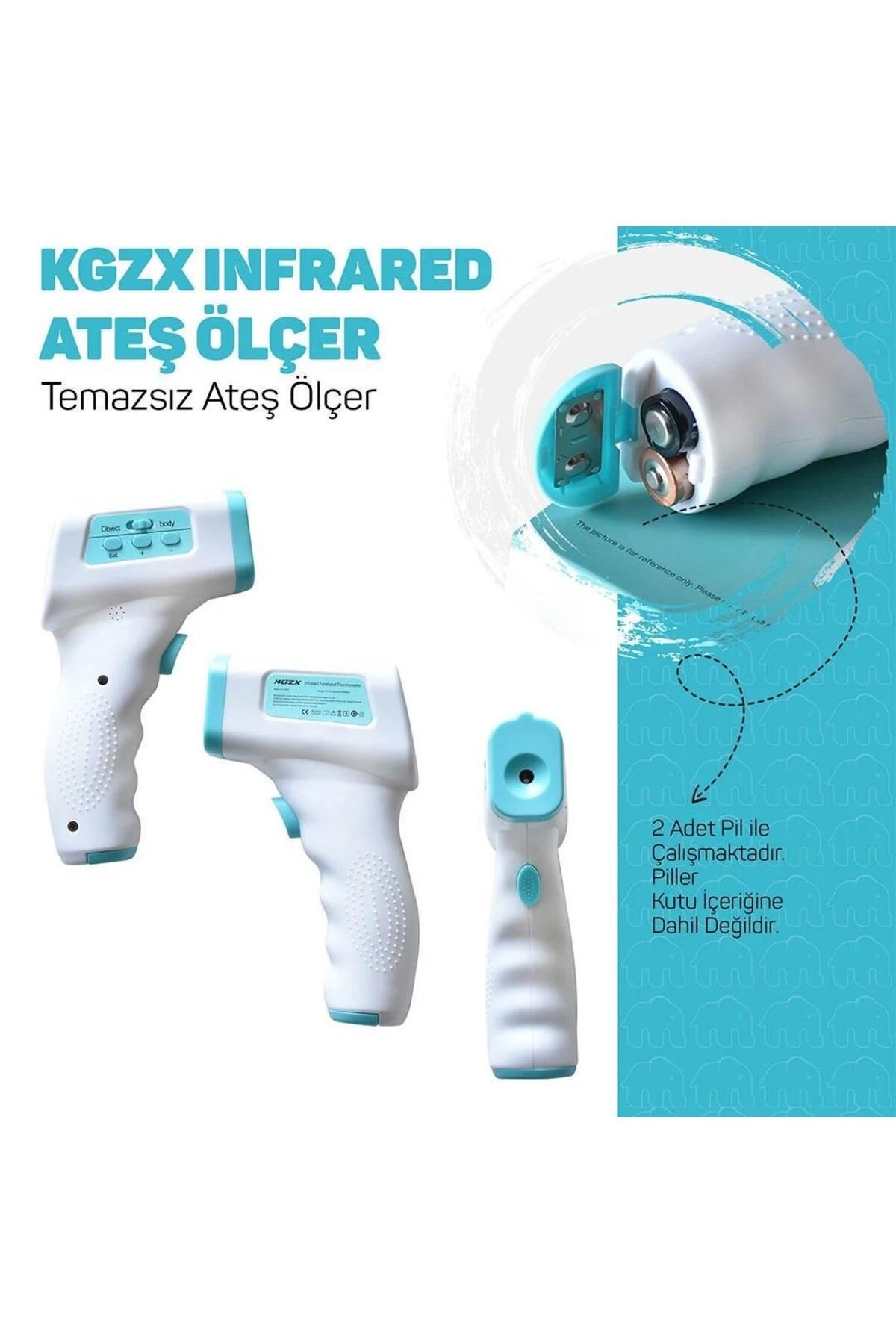 KGZX Kg-tm10 Alından Temassız Ateş Ölçer