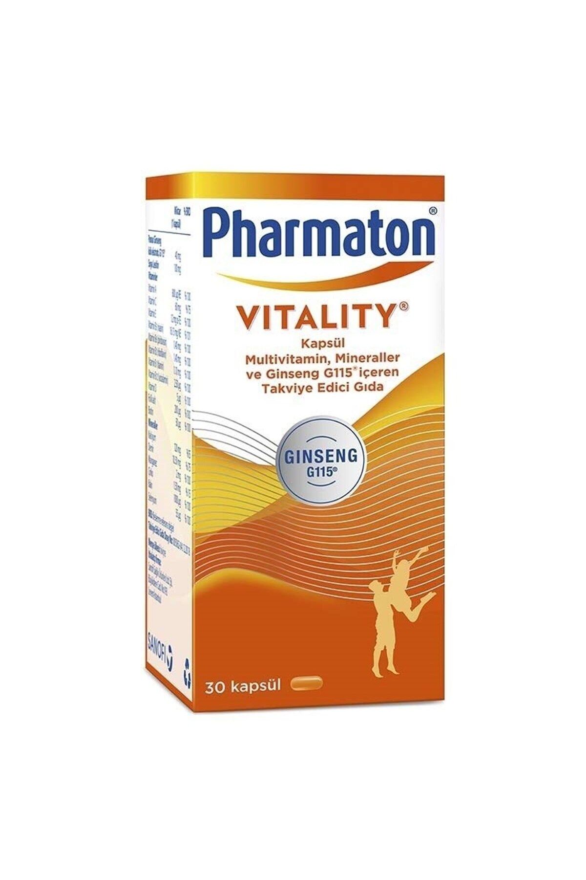 Pharmaton Vitality 30 Tablet - Ginseng G115, Multivitamin Ve Mineraller 8683060010190