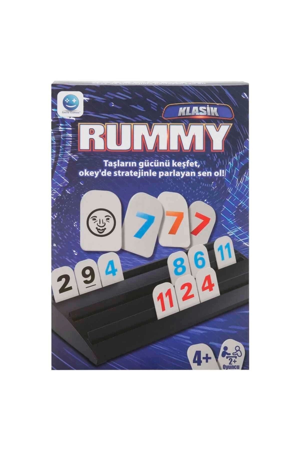 SYNOPE Çocuk Smile Games Klasik Rummy Kutu Oyunu S00004595