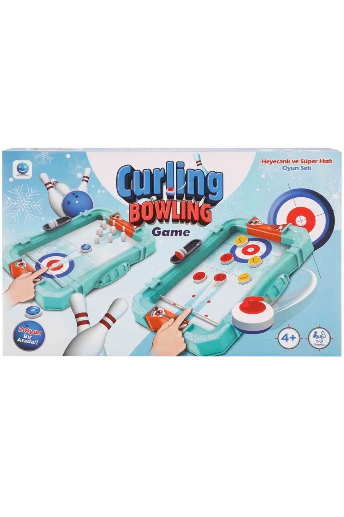 SYNOPE Çocuk Smile Games 2in1 Curling ve Bowling Oyun Seti S00004600