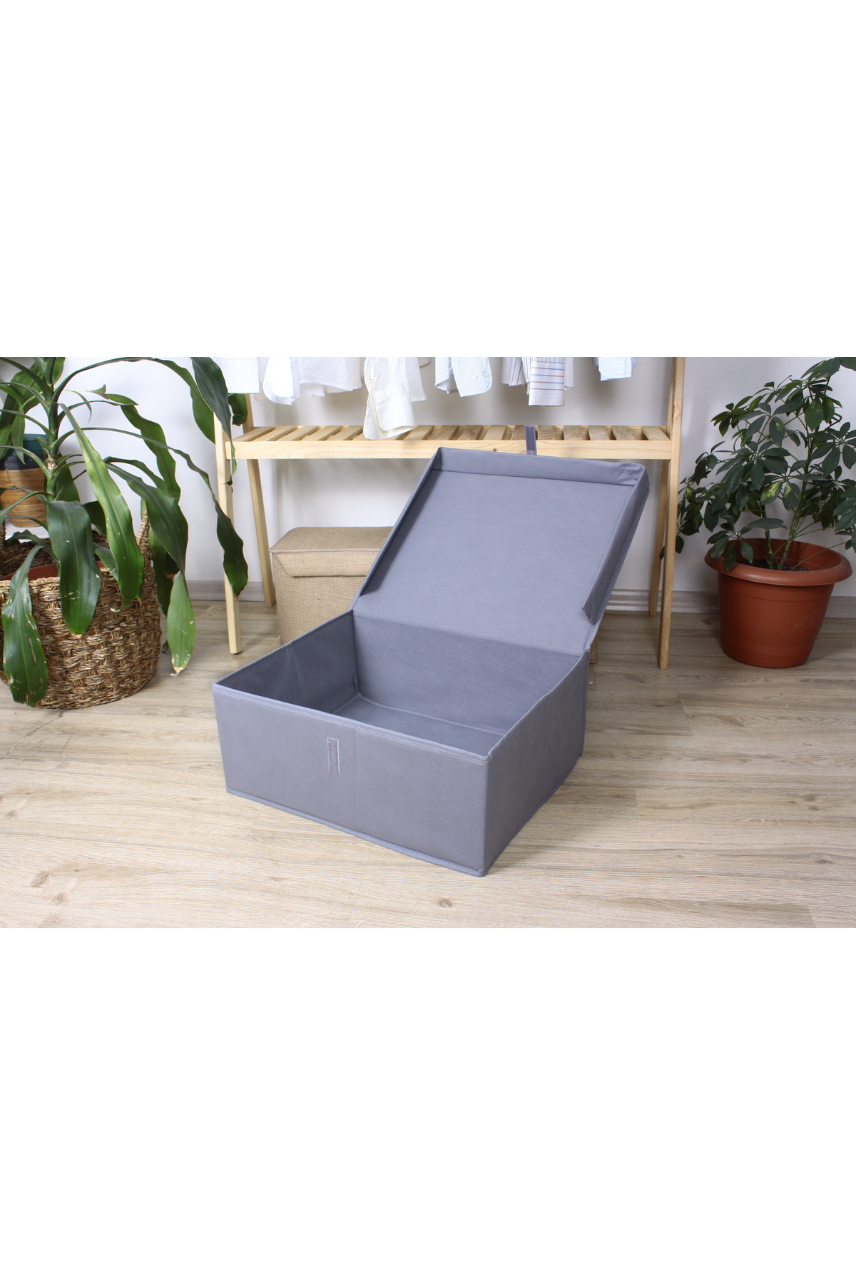 Venita Home-6 Multi-Purpose Scumps in Box Form with Lids (Laundry Storage and Organization, Etc.) Organizer, 50X40X19 7