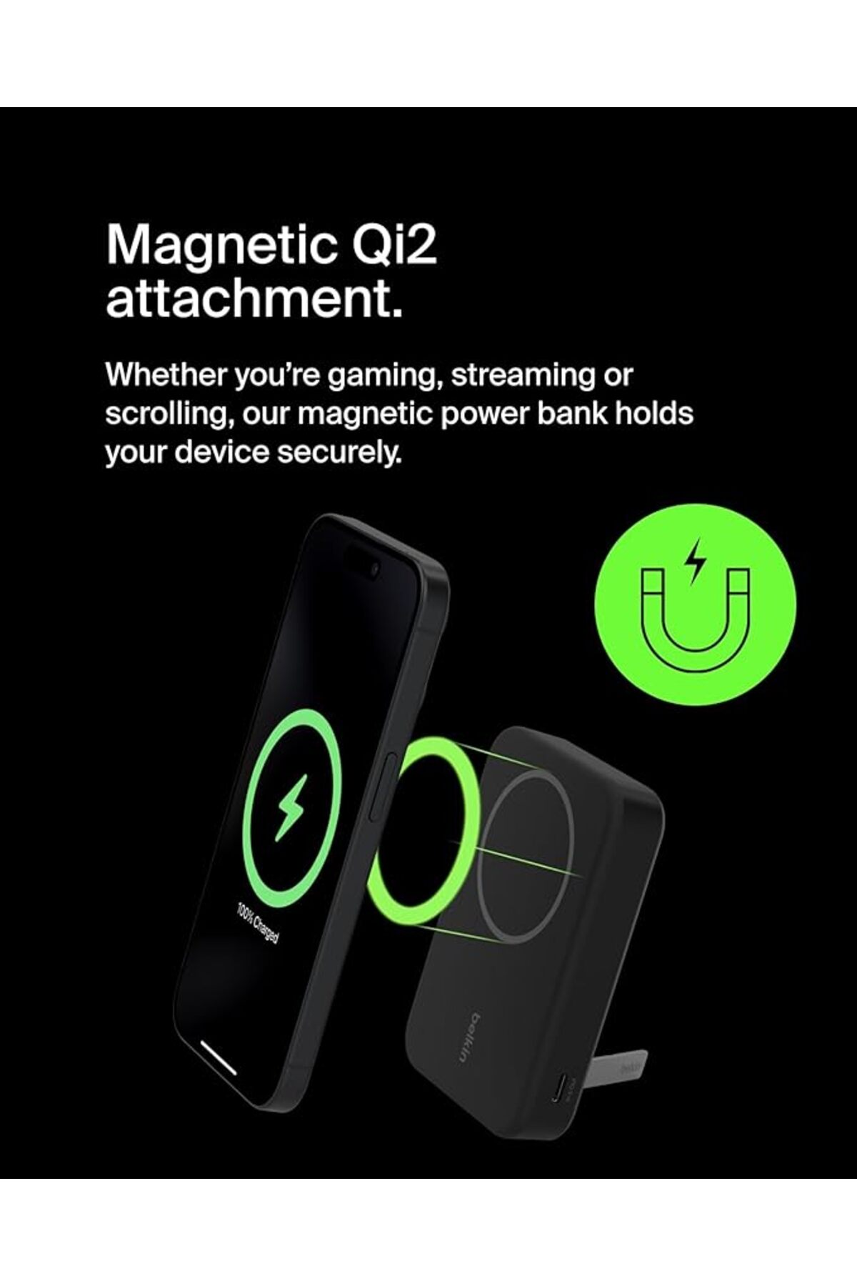 Belkin BoostCharge Pro Wireless Power Bank 10000mAh with Qi2