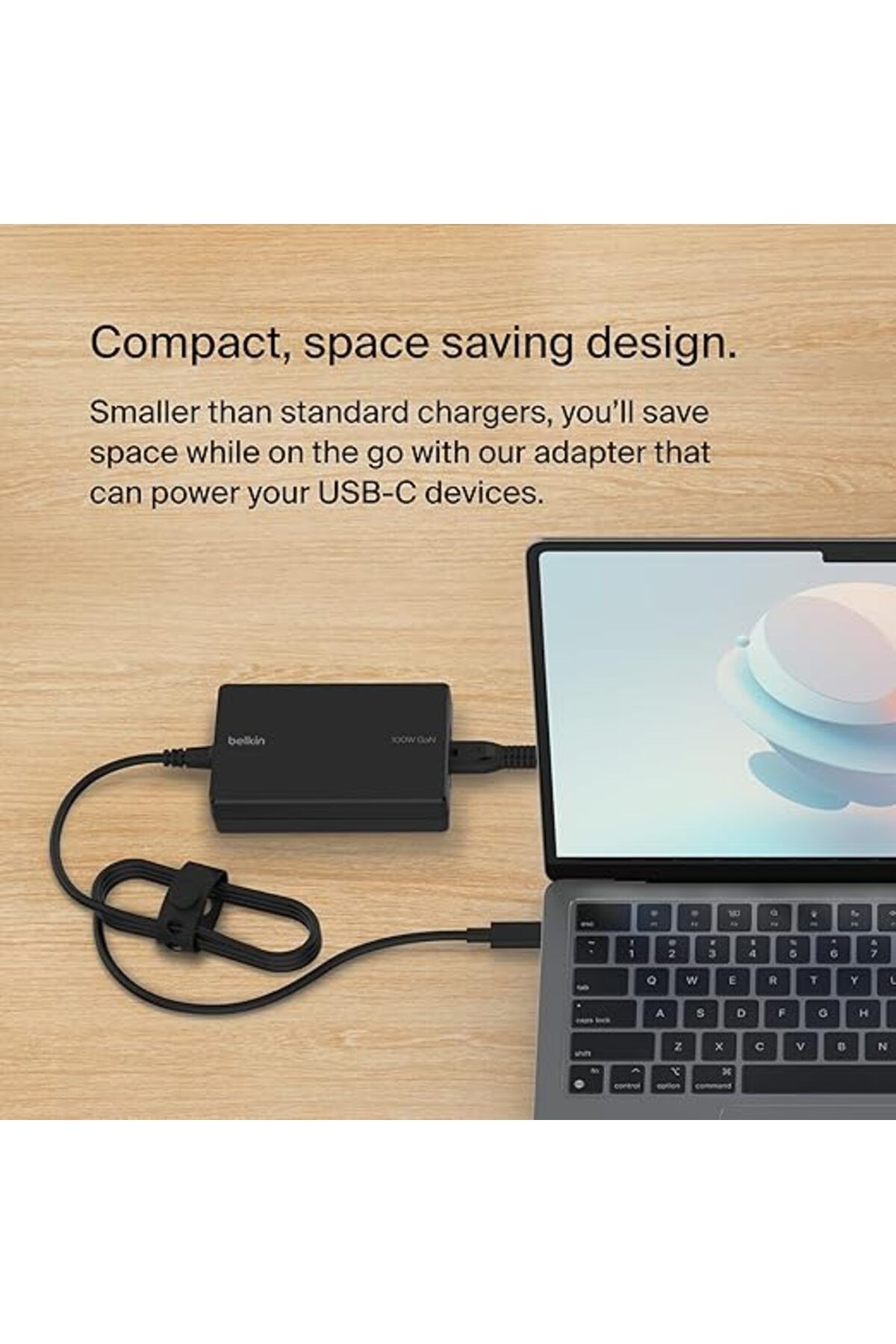 Belkin-Connect 100W Usb-C Core Gan Power Adapter - Fast Charging, Universal Compatibility 6
