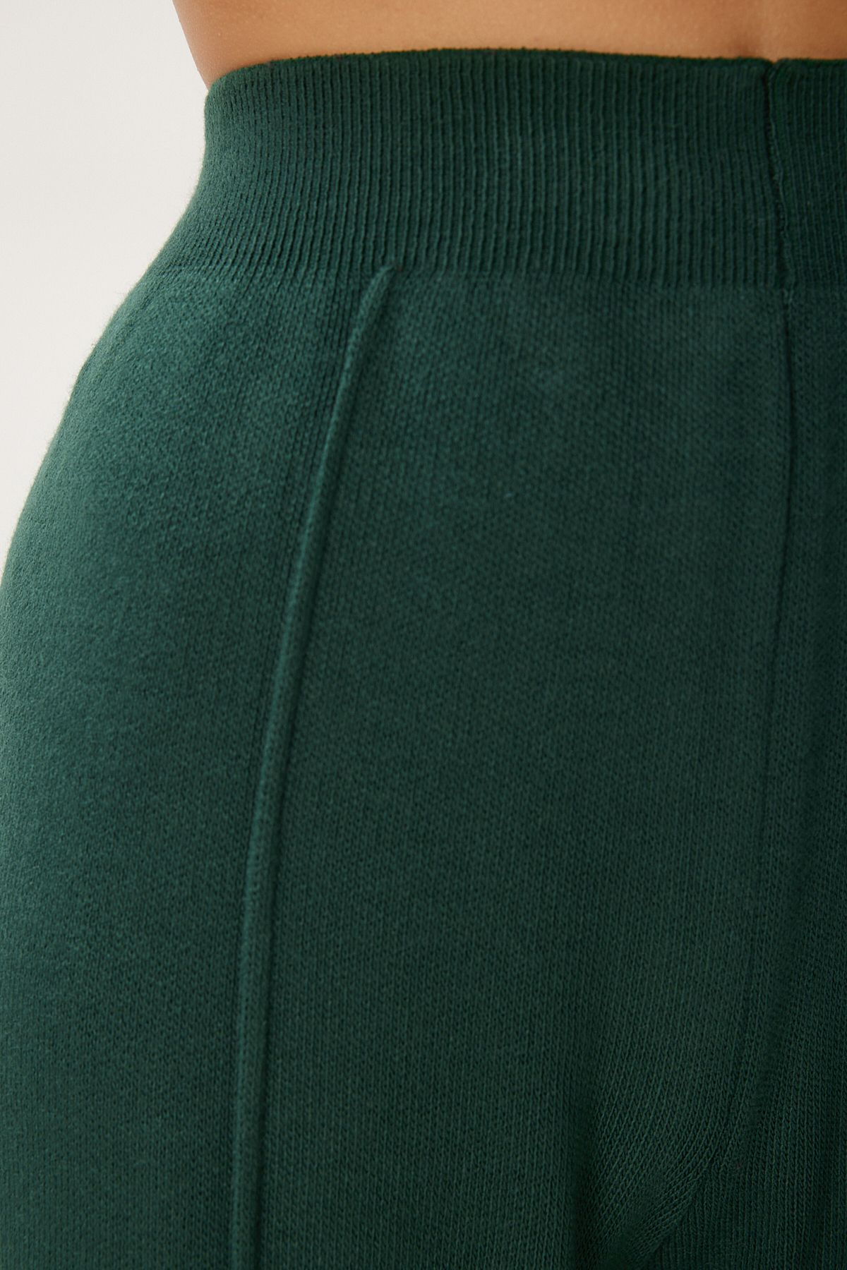 Happiness İstanbul-Smaragdgrünes Strickpullover- und Hosen-Set – MU00012 7